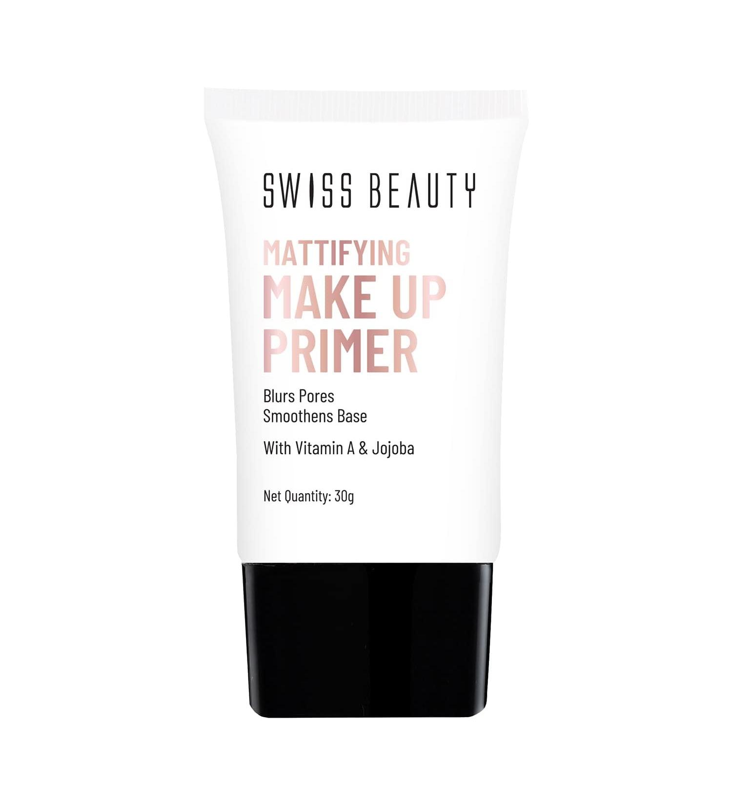 Mattifying Makeup Primer | Oil-Free Shine | Minimises Pores | Long-Lasting Base | All skin Types 30gm - Buy Online on GoSupps.com