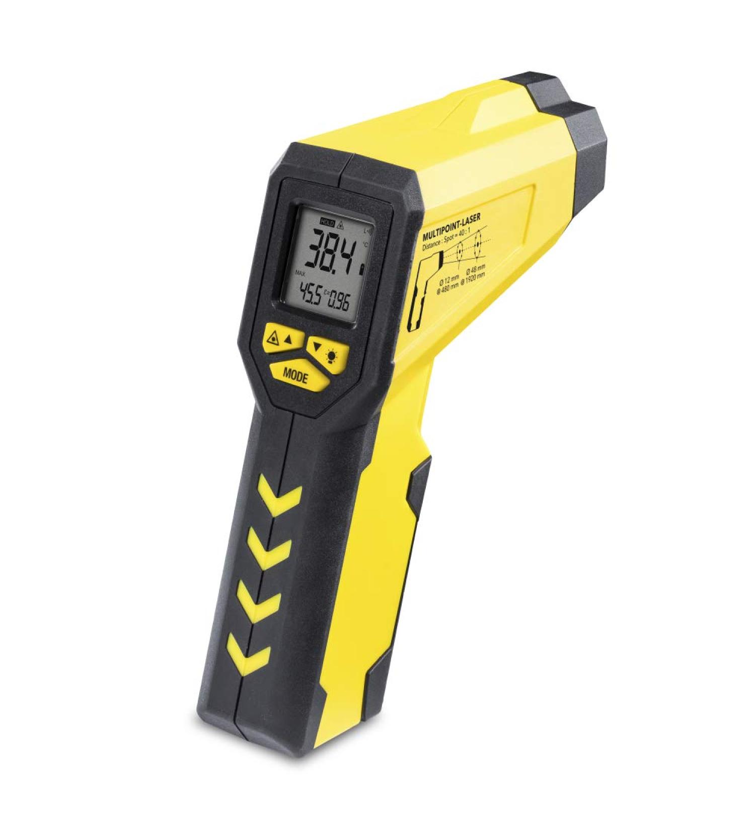 Buy Trotec TP7 Infrared Thermometer - Multi-Point Laser 40:1 Optical Resolution -50 C to 1000 C Measurement - Buy Online on GoSupps.com