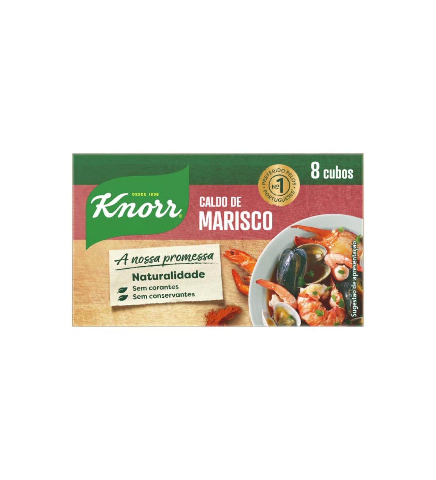 Knorr Bouillon Stock Cubes 80g (Shellfish) - Pack of 2