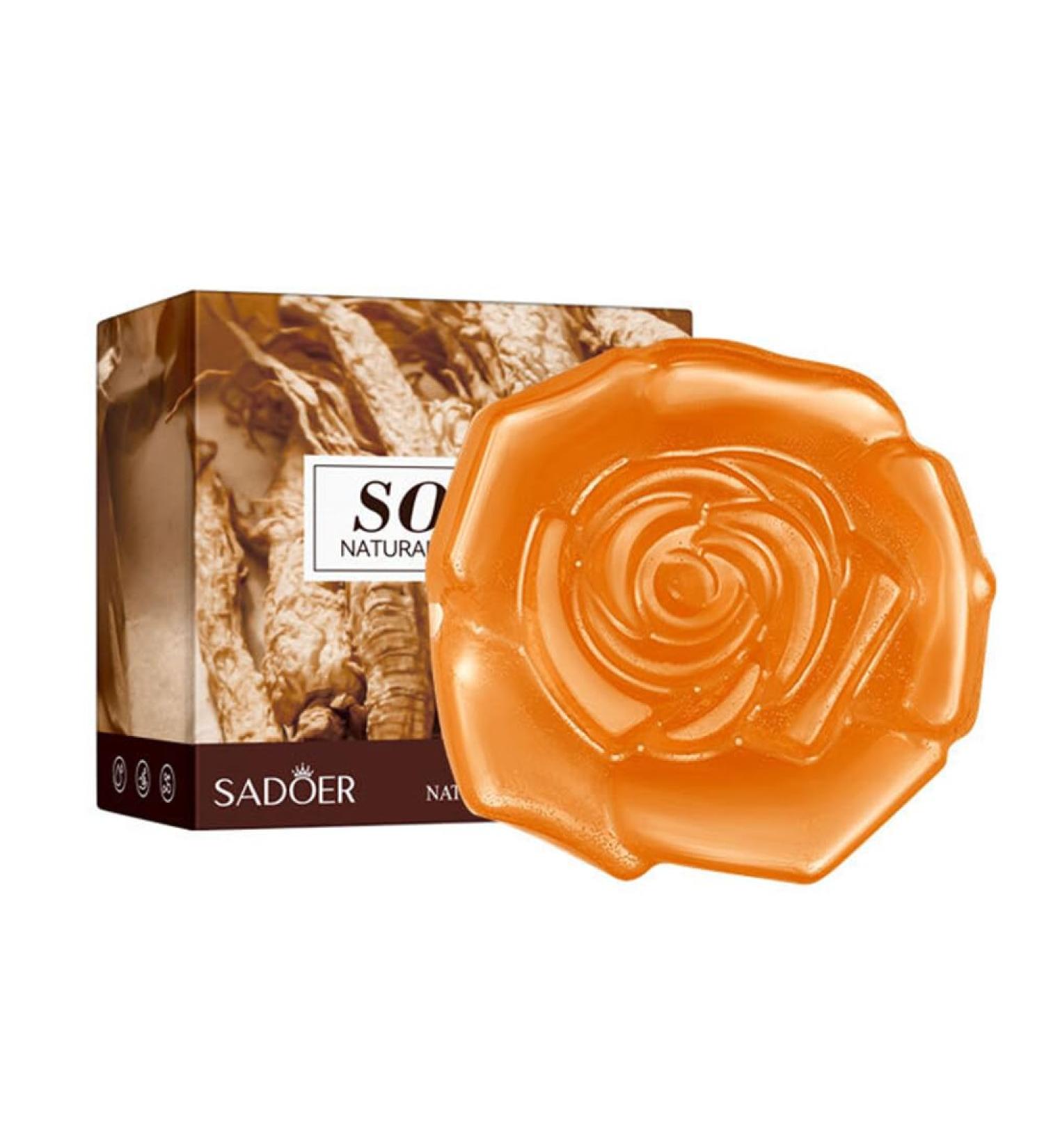  Aublinto Bulgarian Ginseng Soap - Natural Shower Soap as Solid Shower Gel and Solid Shampoo - Premium Shower Bar - Solid Shower Gel for All Skin Types - Buy Online on GoSupps.com