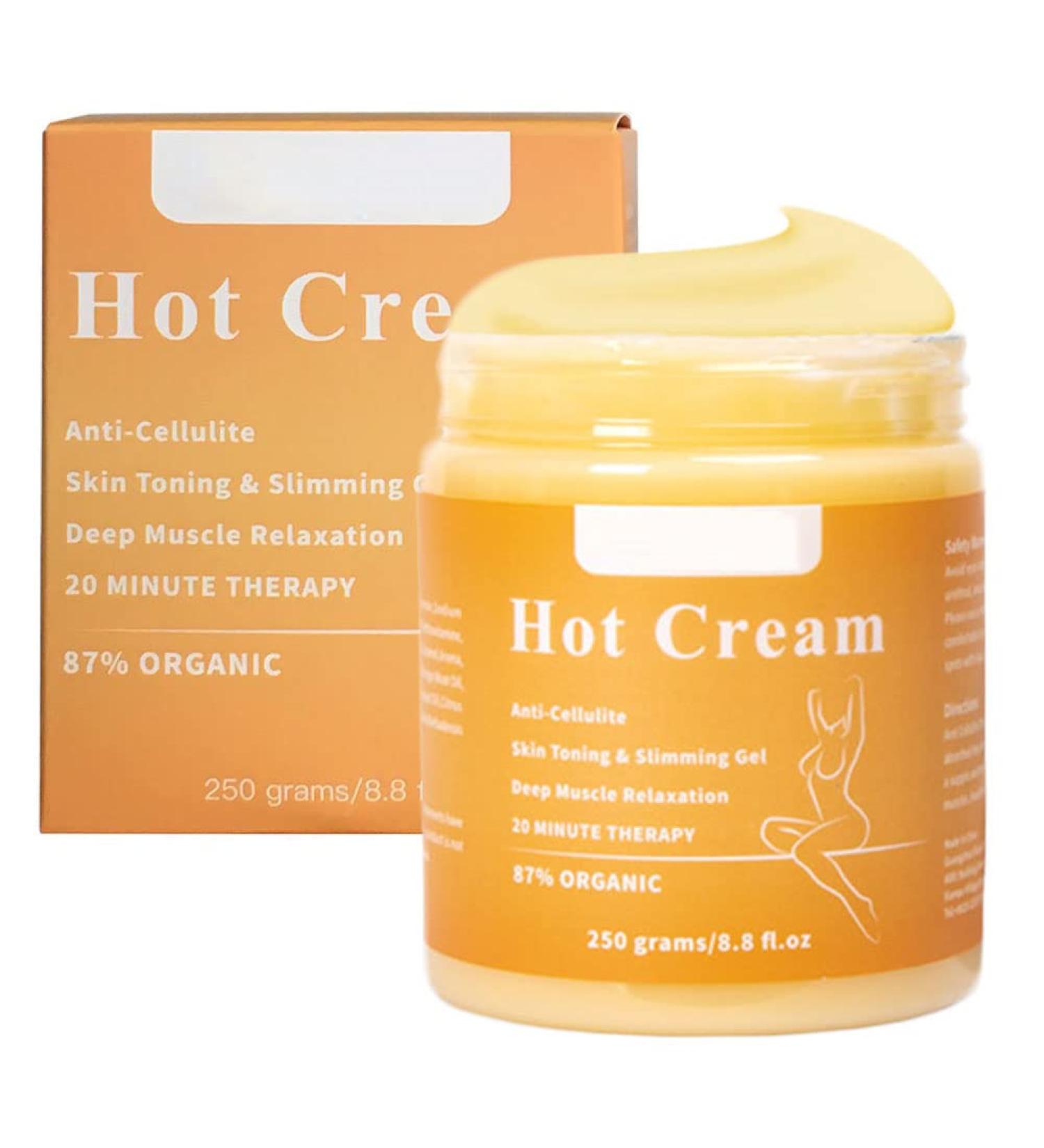 Hot Cream Cellulite Slimming and Massage Cream for Weight Loss and Muscle Relaxation - Home Portable - Buy Online on GoSupps.com
