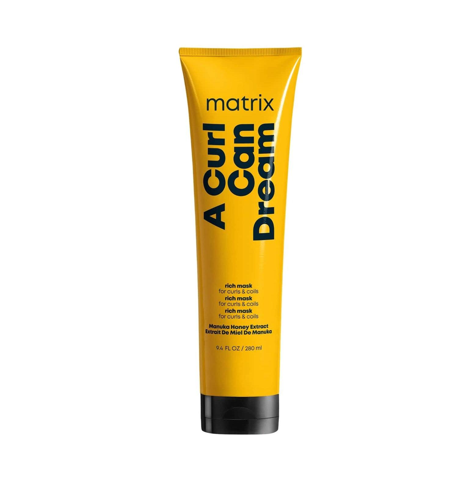 Matrix A Curl Can Dream Rich Mask - Hydrating Leave-In Treatment for Curly Hair - 9.5 Fl Oz - Sulfate & Paraben Free - Buy Online on GoSupps.com