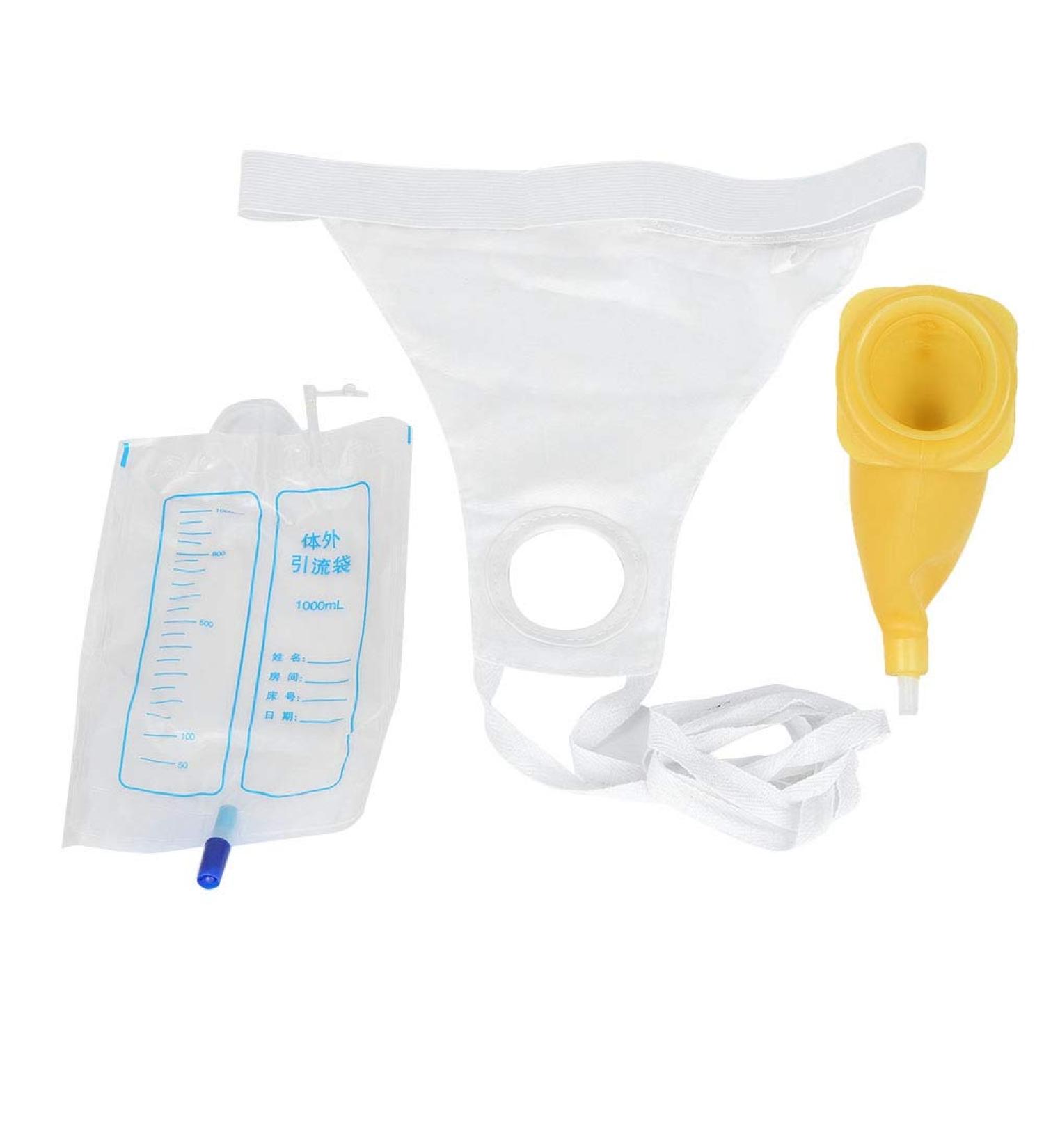 Portable Urine Collector & Incontinence Bag for Men - Wearable Urinal Pee Holder for Travel & Comfort - Buy Online on GoSupps.com
