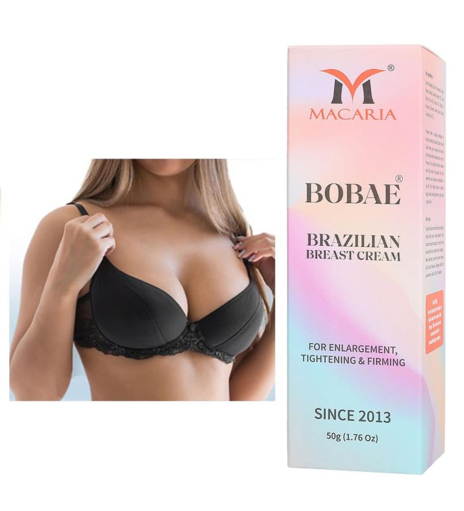 MACARIA Bobae Firming Breast Cream sexy Breast Enhancement Cream | Bust Growth Cream for Women Enlargement Firming and Lifting Bust Cream Skin Care Supplement for Beauty Body - Buy Online on GoSupps.com