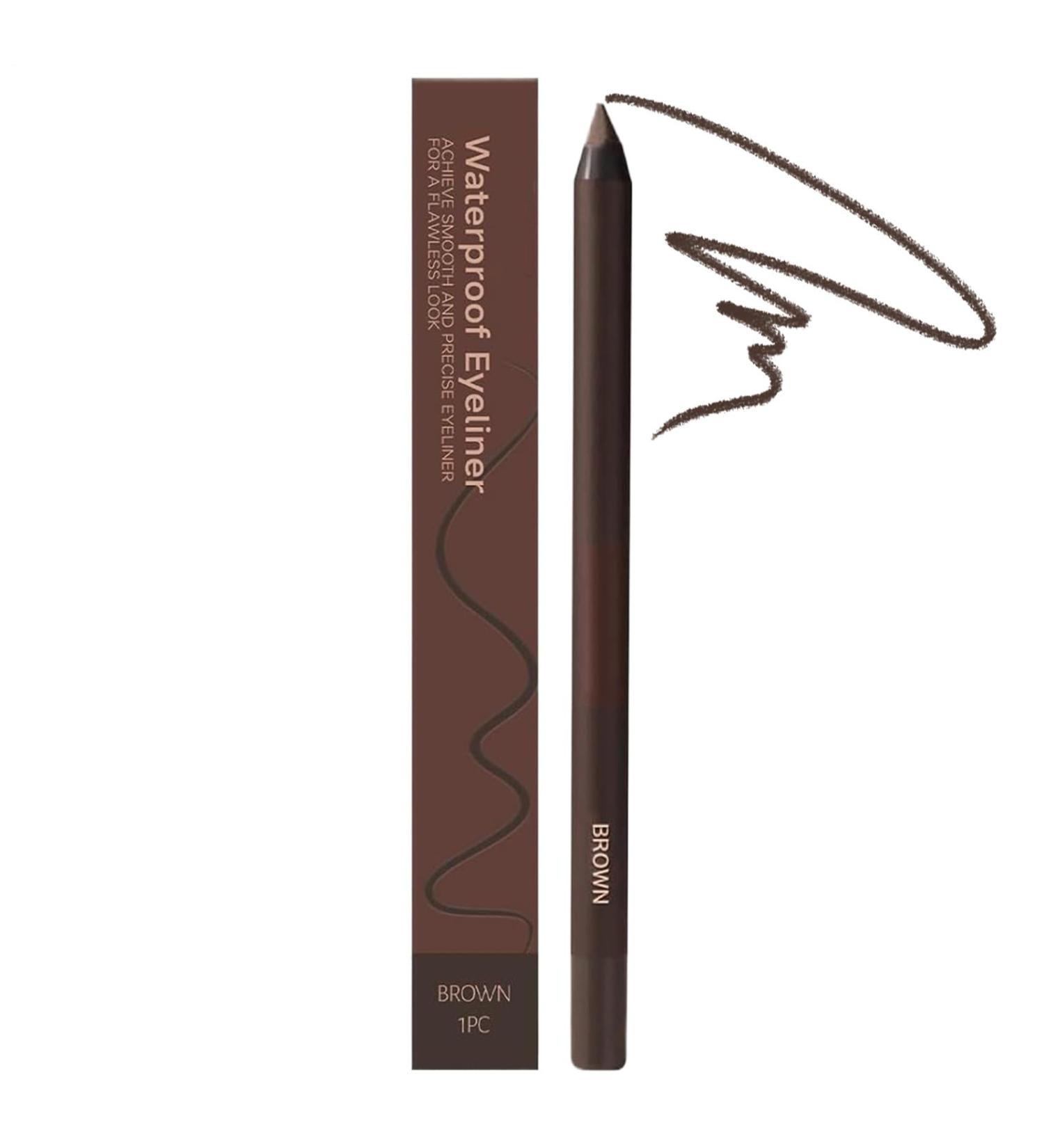 Eyeliner Pencil Waterproof Eye Pencil 24 Hours Long Lasting Fade Resistant Makeup for Women Beauty Defined Sophisticated Look Brown - Buy Online on GoSupps.com
