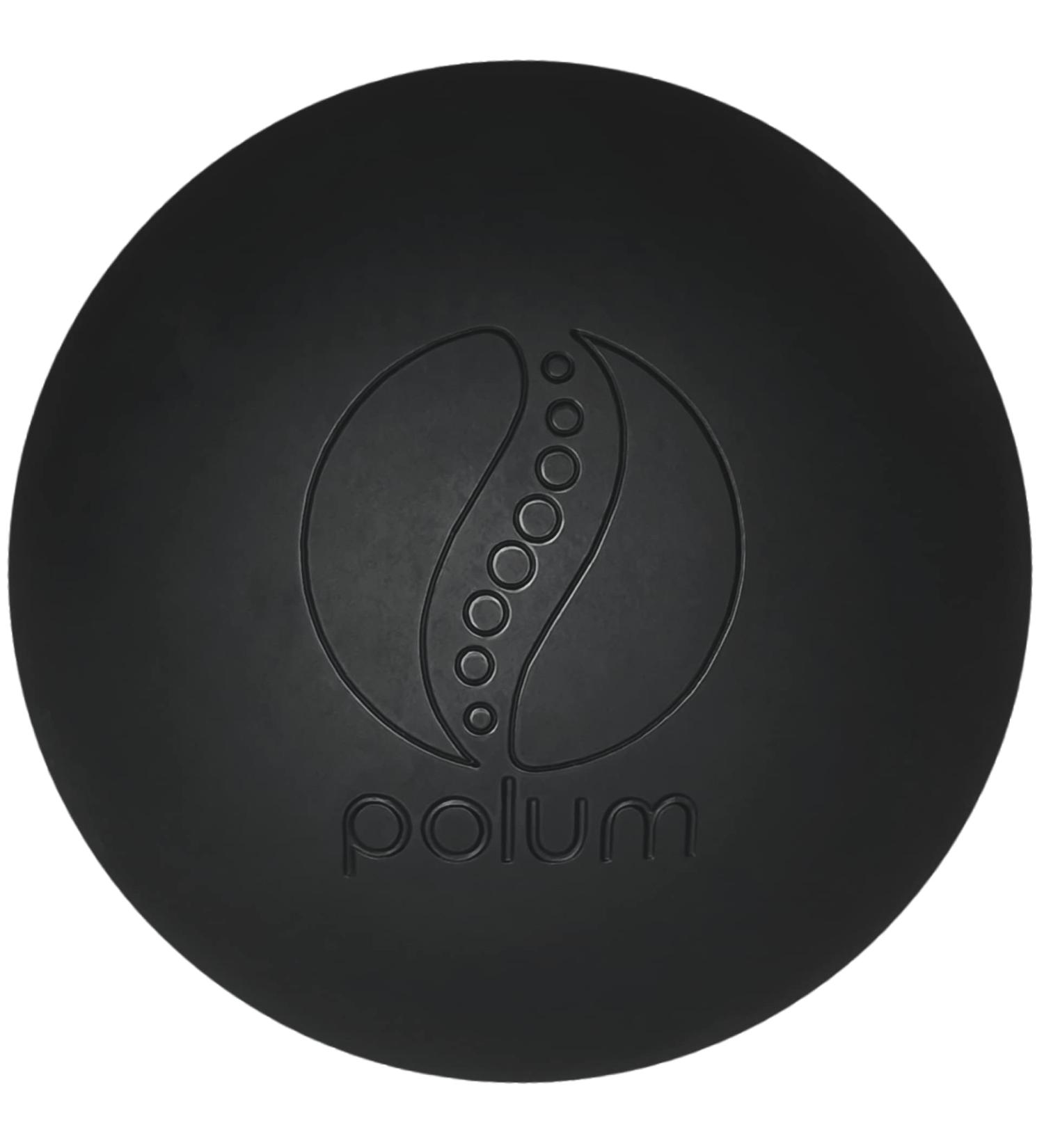 POLUM Massage Ball - Premium Lacrosse & Fascia Ball 6cm - 100% Natural Rubber for Pain Relief & Muscle Recovery - Buy Online on GoSupps.com