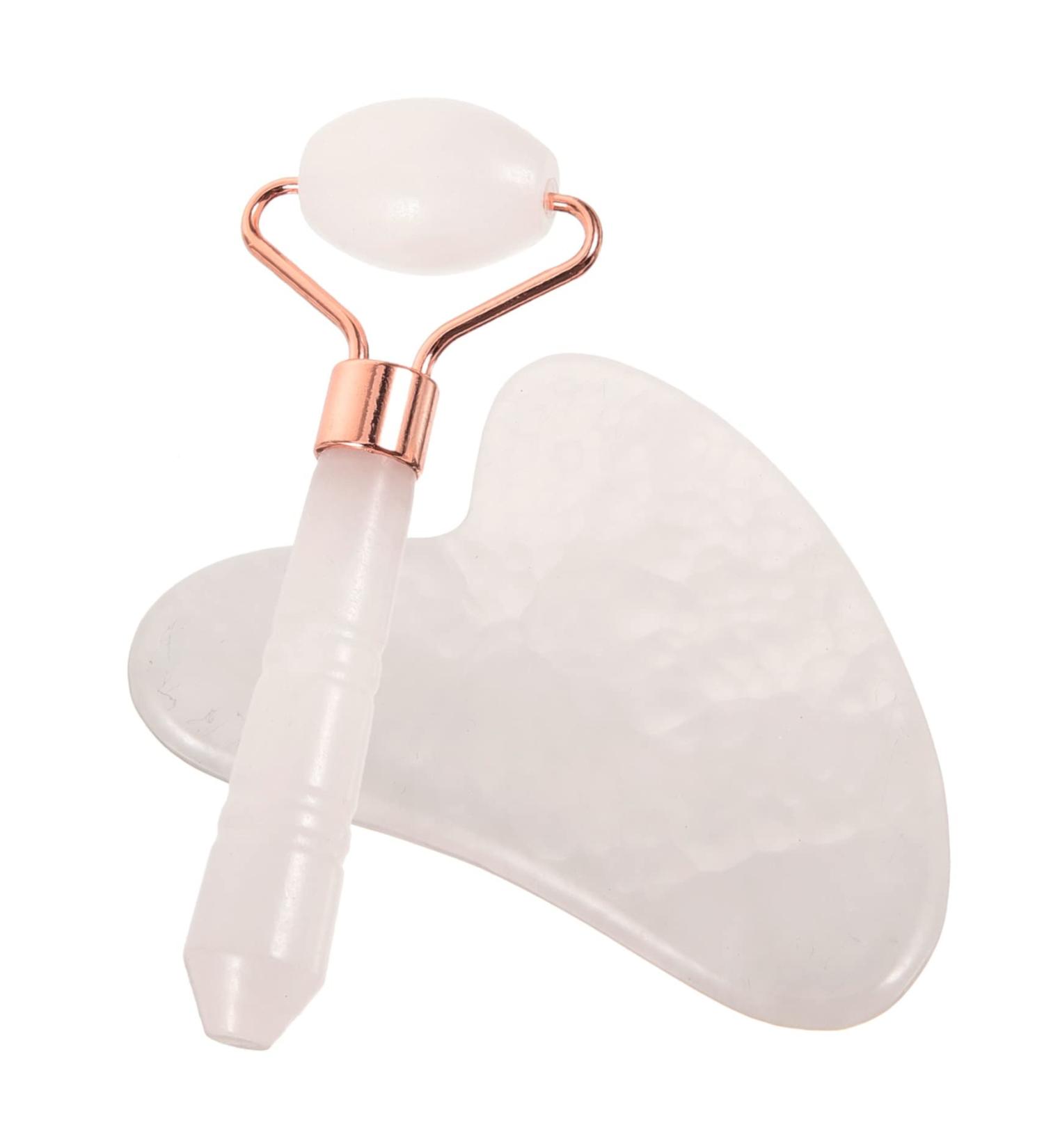 Orfofe Jade Skincare Set - Natural Gua Sha Facial Tools for Men & Women | Premium Stone Beauty Kit - Buy Online on GoSupps.com