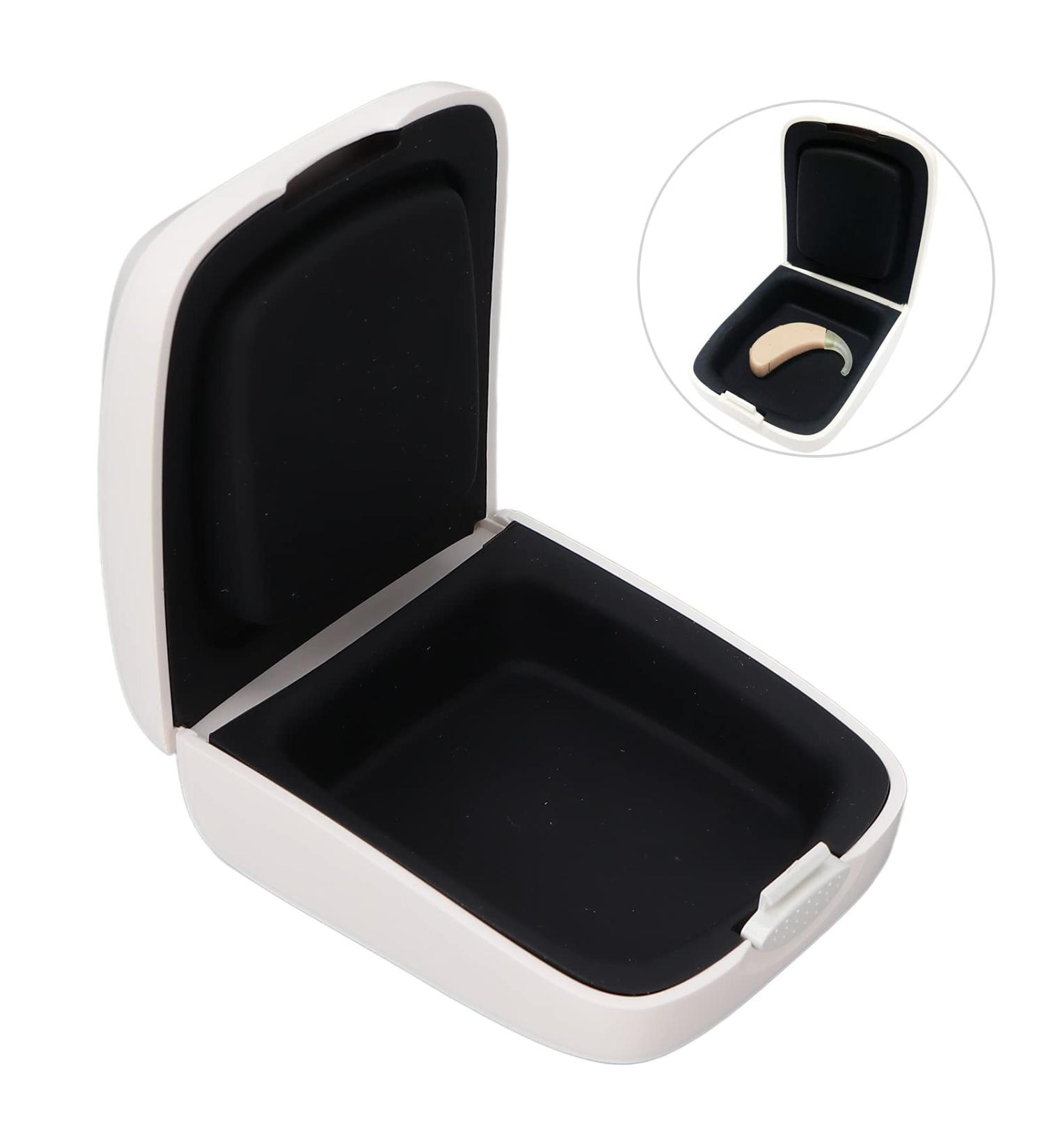 Hearing Aid Protective Case - Portable Travel Bag & Storage Box for Sound Amplifier - White - Buy Online on GoSupps.com