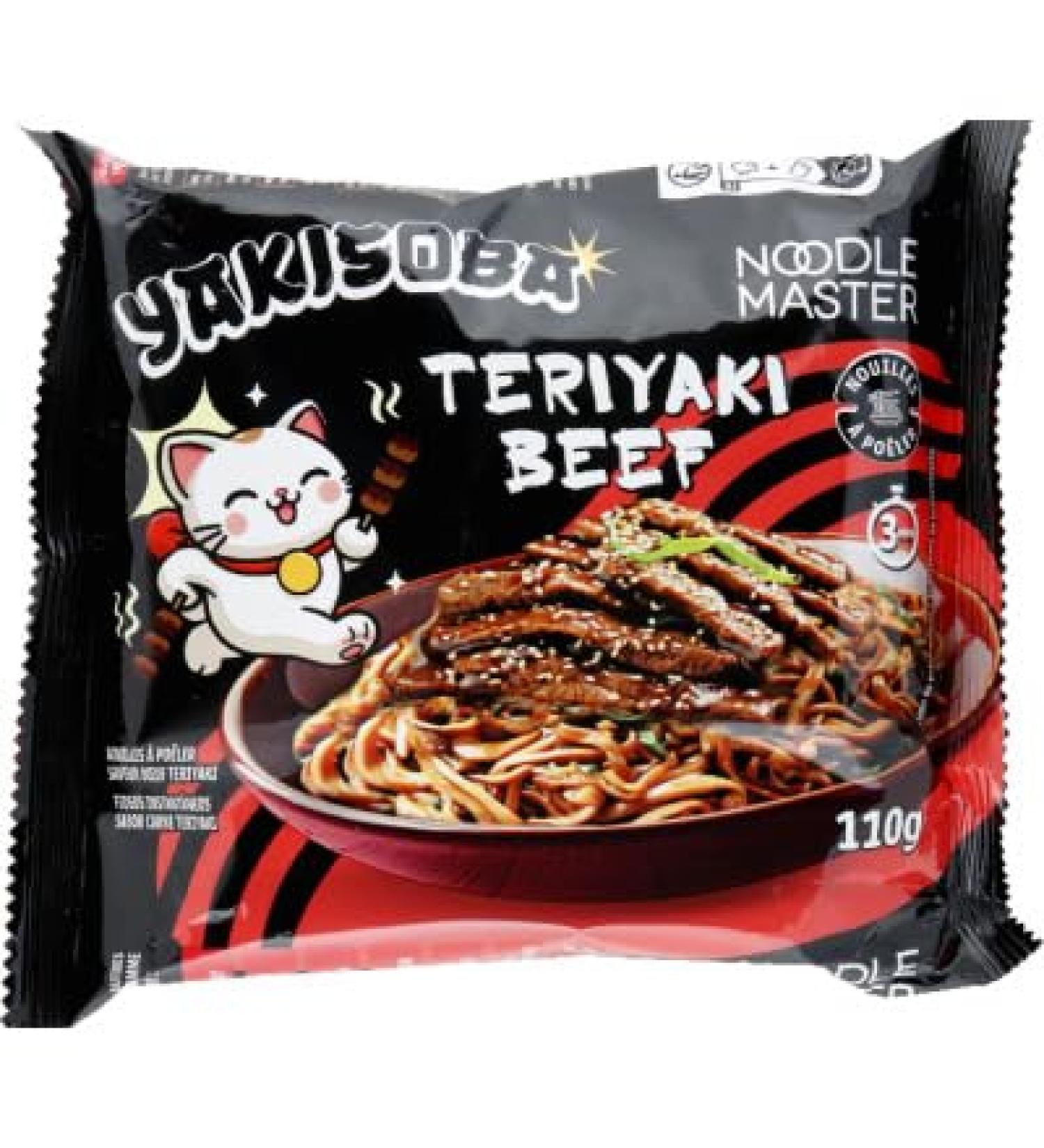 Noodle Master Yakisoba boeuf Teriyaki 110g