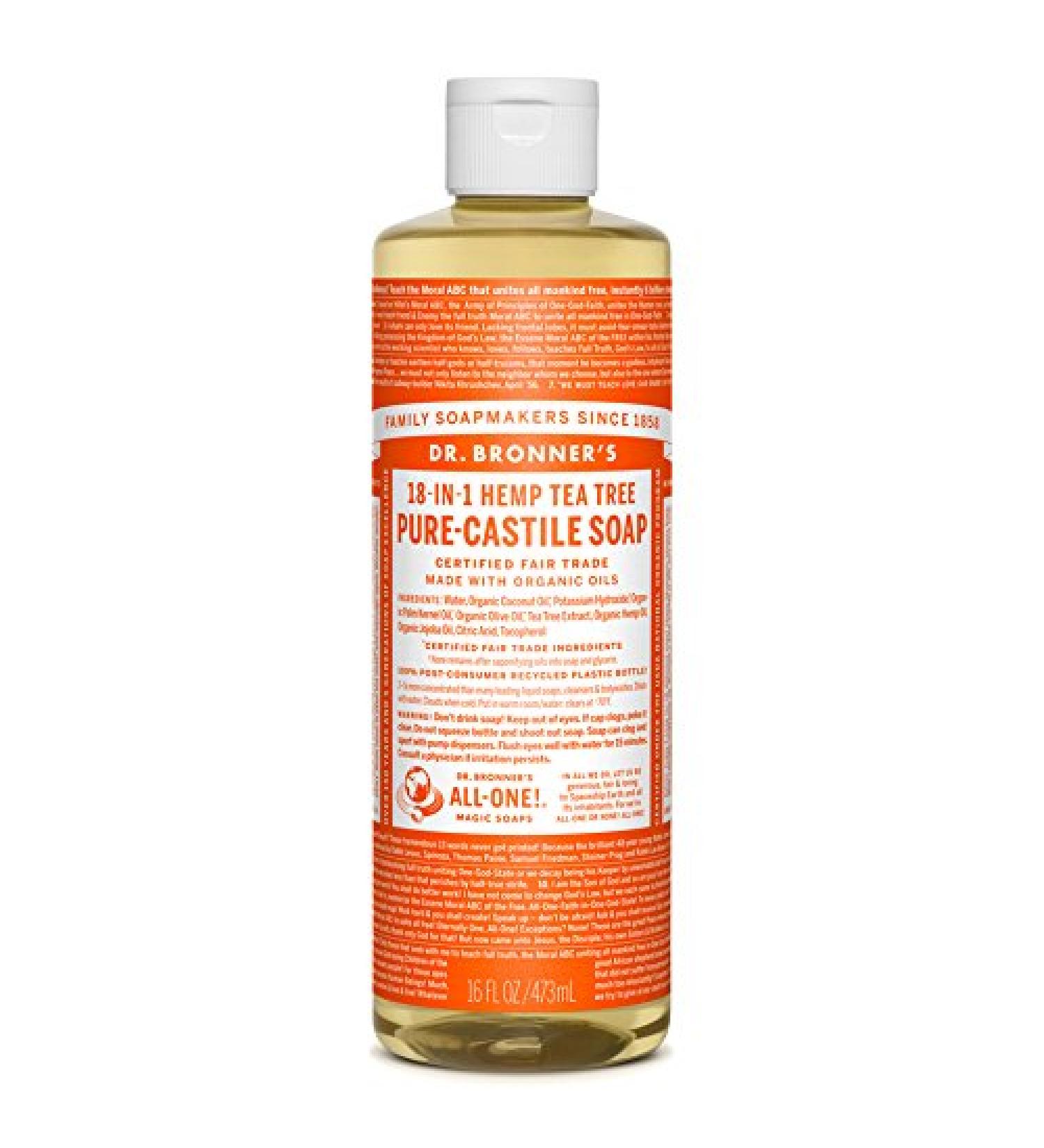 Dr Bronner - Tea Tree Castile Liquid Soap 472ml