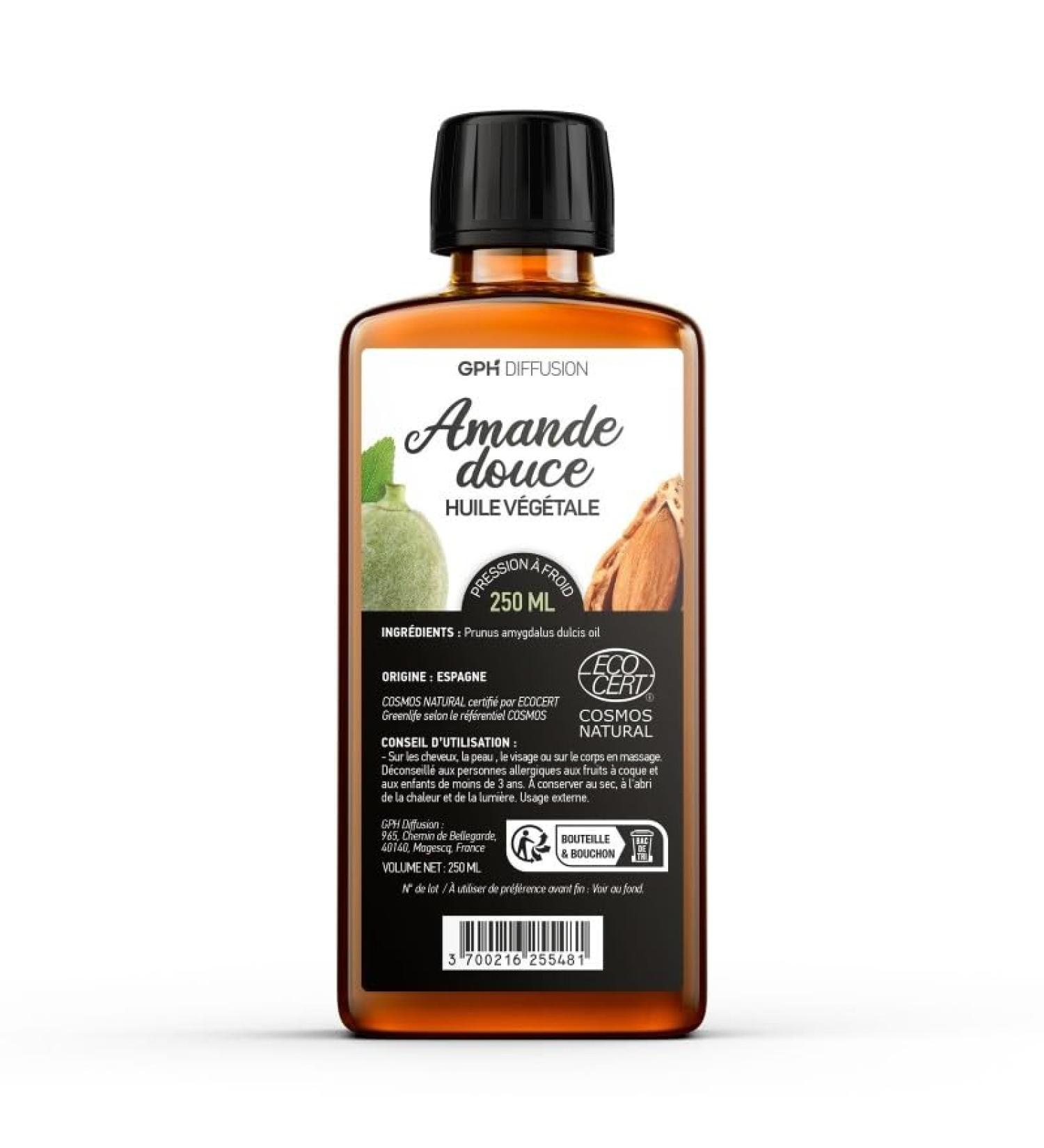 SWEET ALMOND - Organic vegetable oil 250 ml