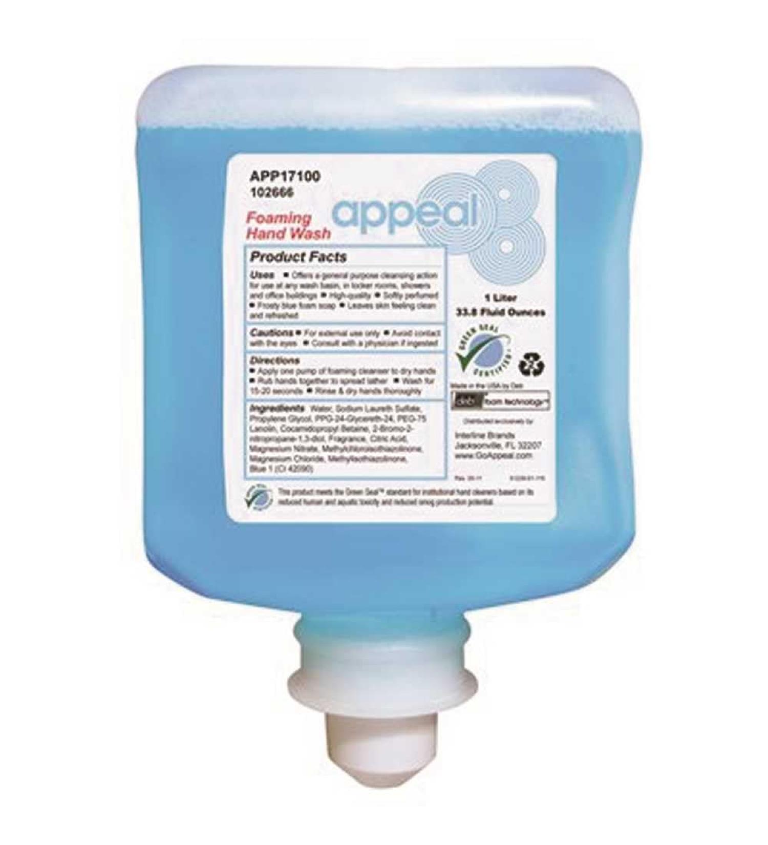 APPEAL FOAMING GENERAL PURPOSE HAND SOAP 1 LITER