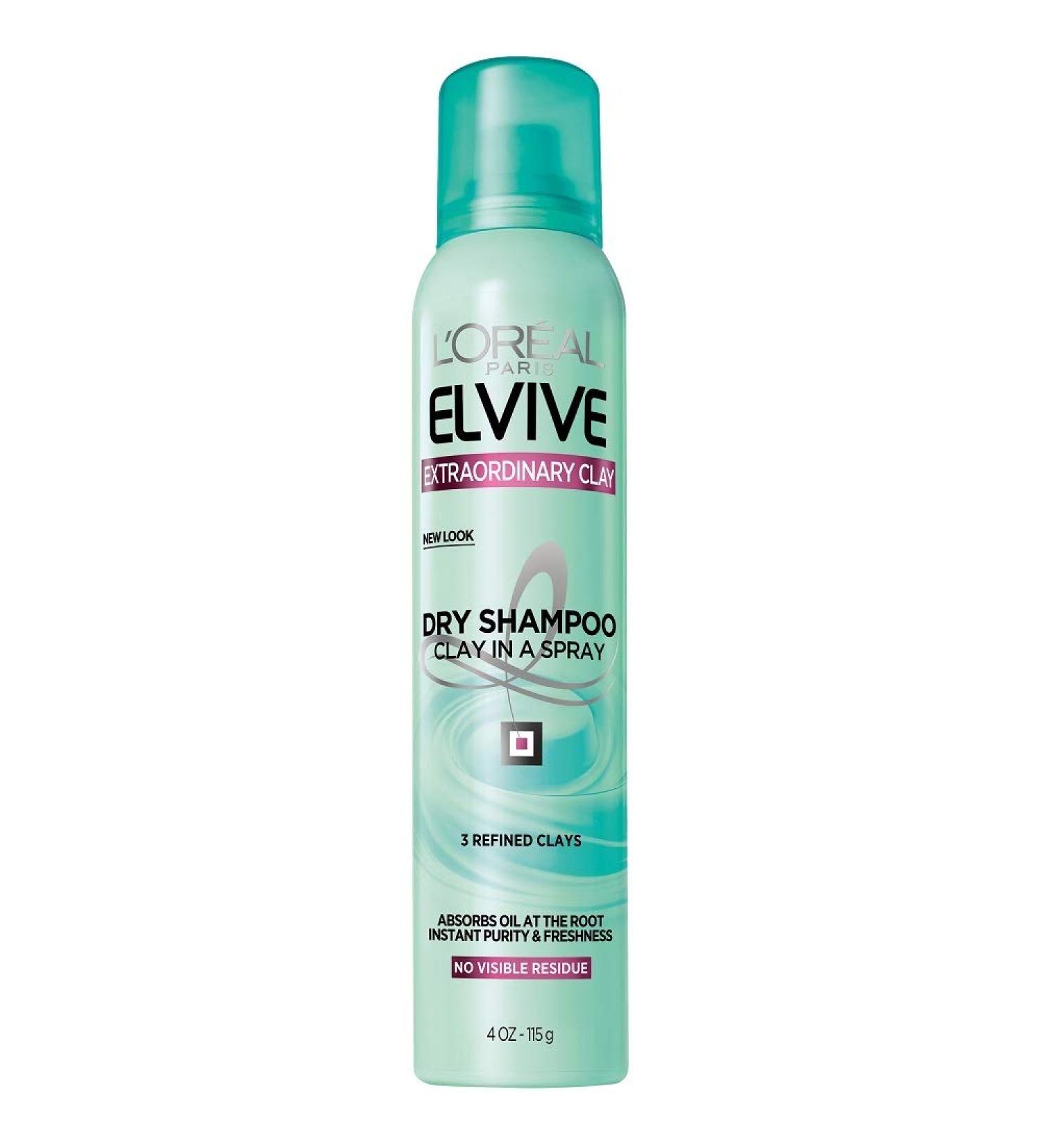 L'Or al Paris Elvive Extraordinary Clay Dry Shampoo 4 oz. - Packaging May Vary - Buy Online on GoSupps.com