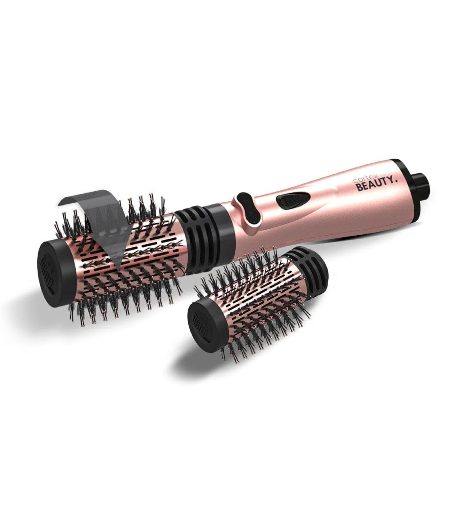 Cortex Beauty 2-in-1 Revolving Hot Brush - Rose Gold | Best International Shipping & Hair Styling Tool - Buy Online on GoSupps.com