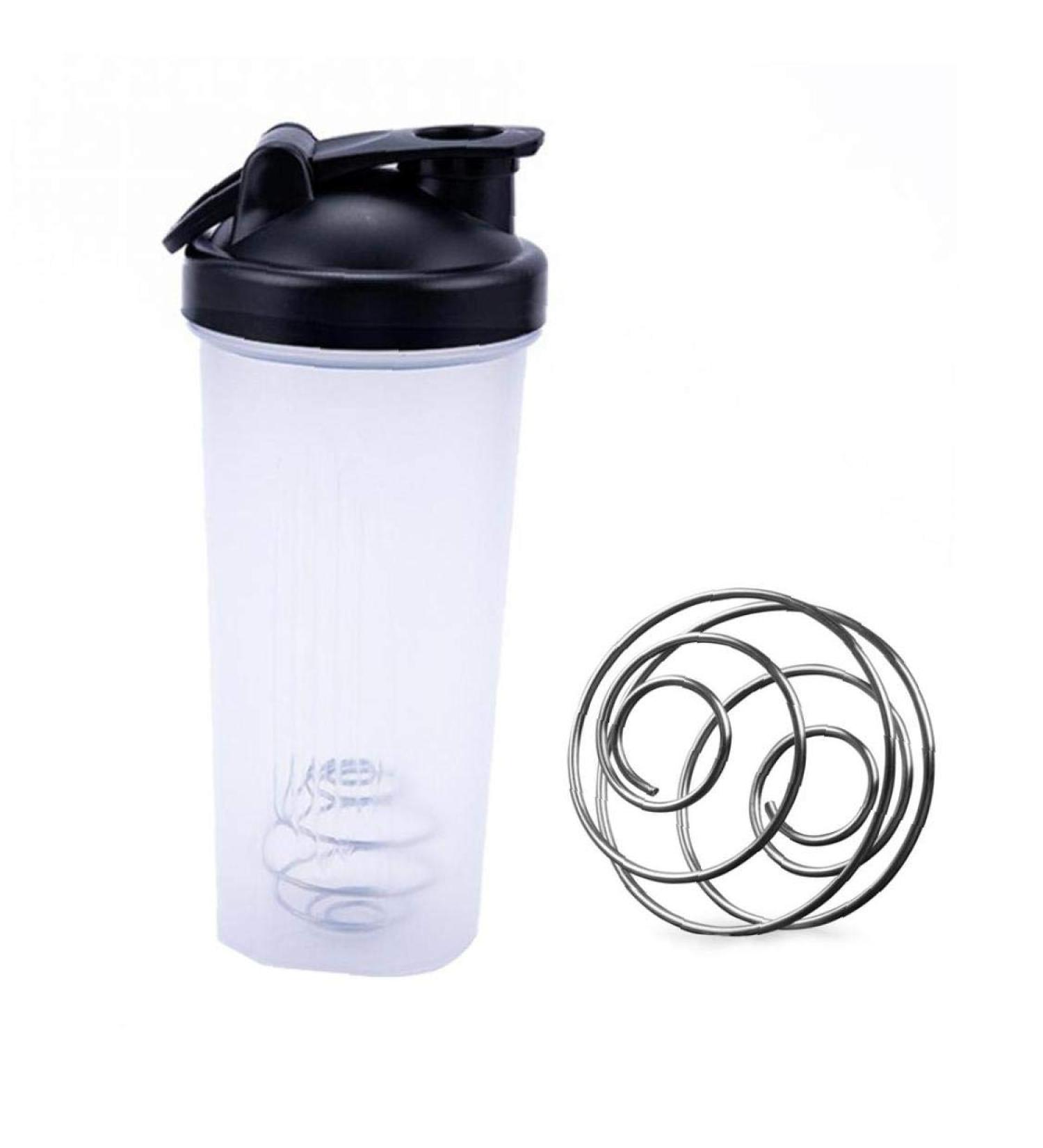 Buy Black Protein Shaker Bottle - Leak Proof Air-Tight Closure for Fitness Sports & Outdoor Activities | Portable Water Bottle - Buy Online on GoSupps.com