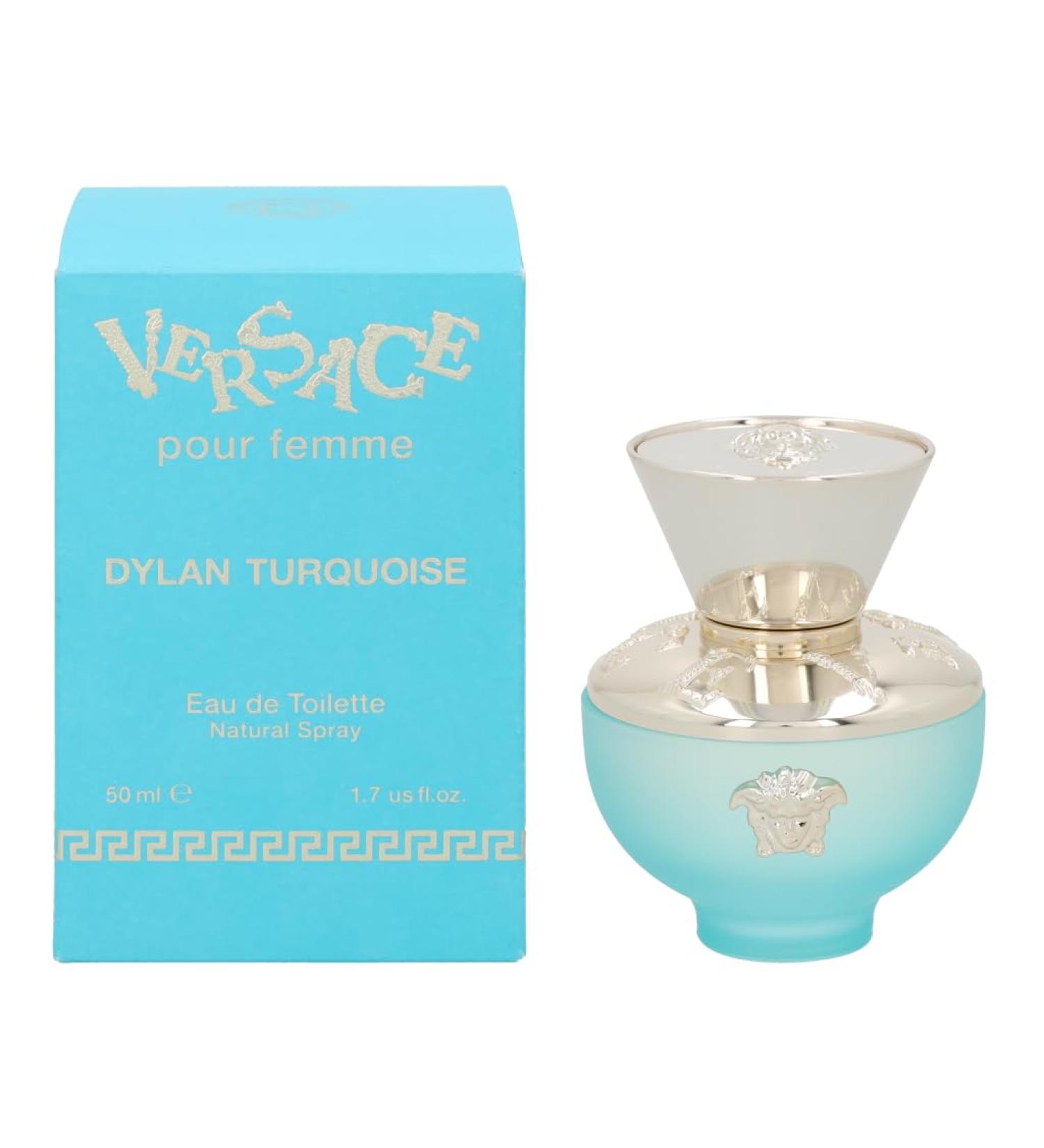 Versace Dylan Turquoise Pour Femme Women EDT Spray 1.7 oz 1.7 Fl Oz (Pack of 1) - Buy Online on GoSupps.com