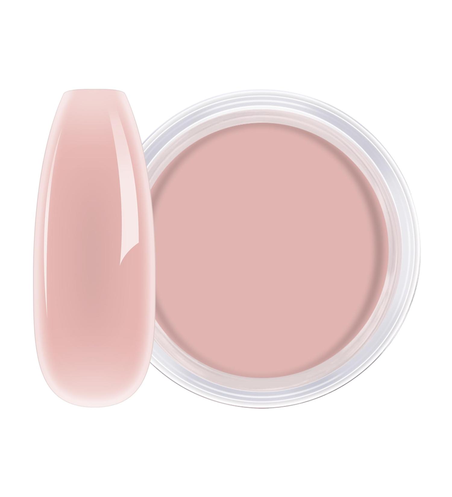 AILLSA Dip Powder - Translucent Jelly Nude Salmon Pink Nail Dipping Powder for DIY Manicure | Easy to Use Perfect Christmas Gift (1 Oz - Buy Online on GoSupps.com