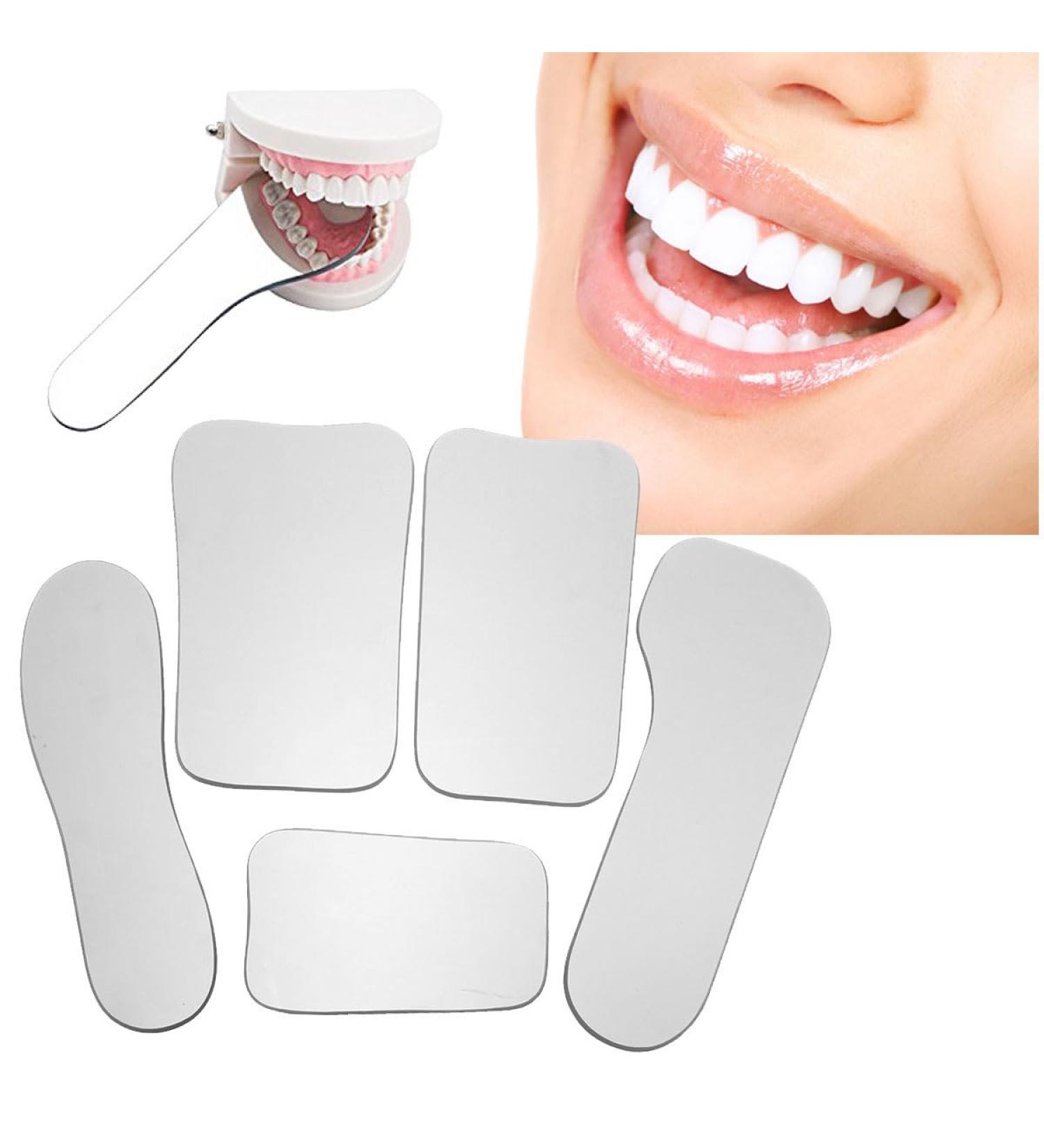 Buy Intraoral Photo Mirror - 5 Dental Orthodontic Mirrors for Clinical Oral Care | International Shipping - Buy Online on GoSupps.com