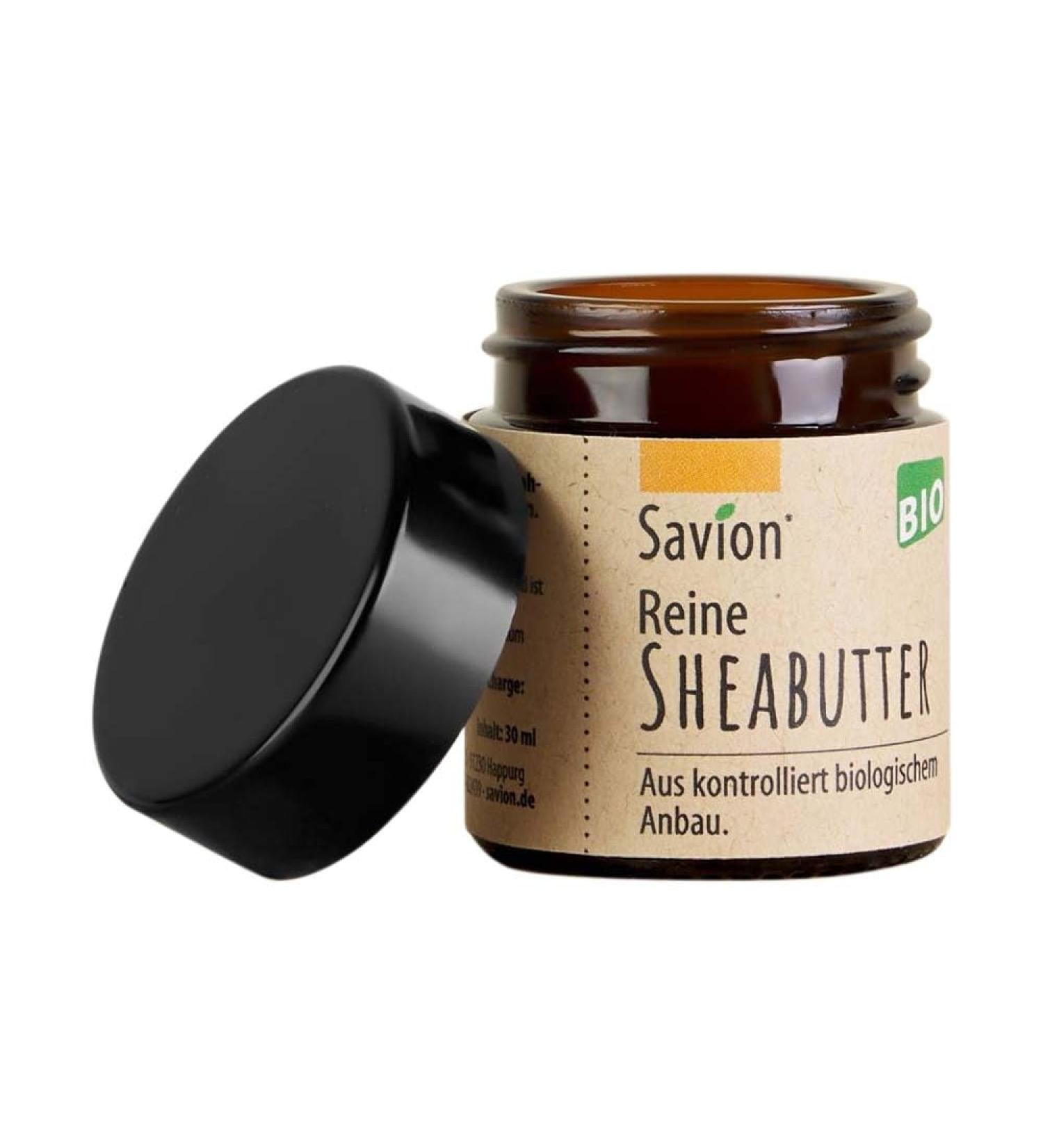 Savion Savion Pure Shea Butter Glass Jar 30 ml (1)
