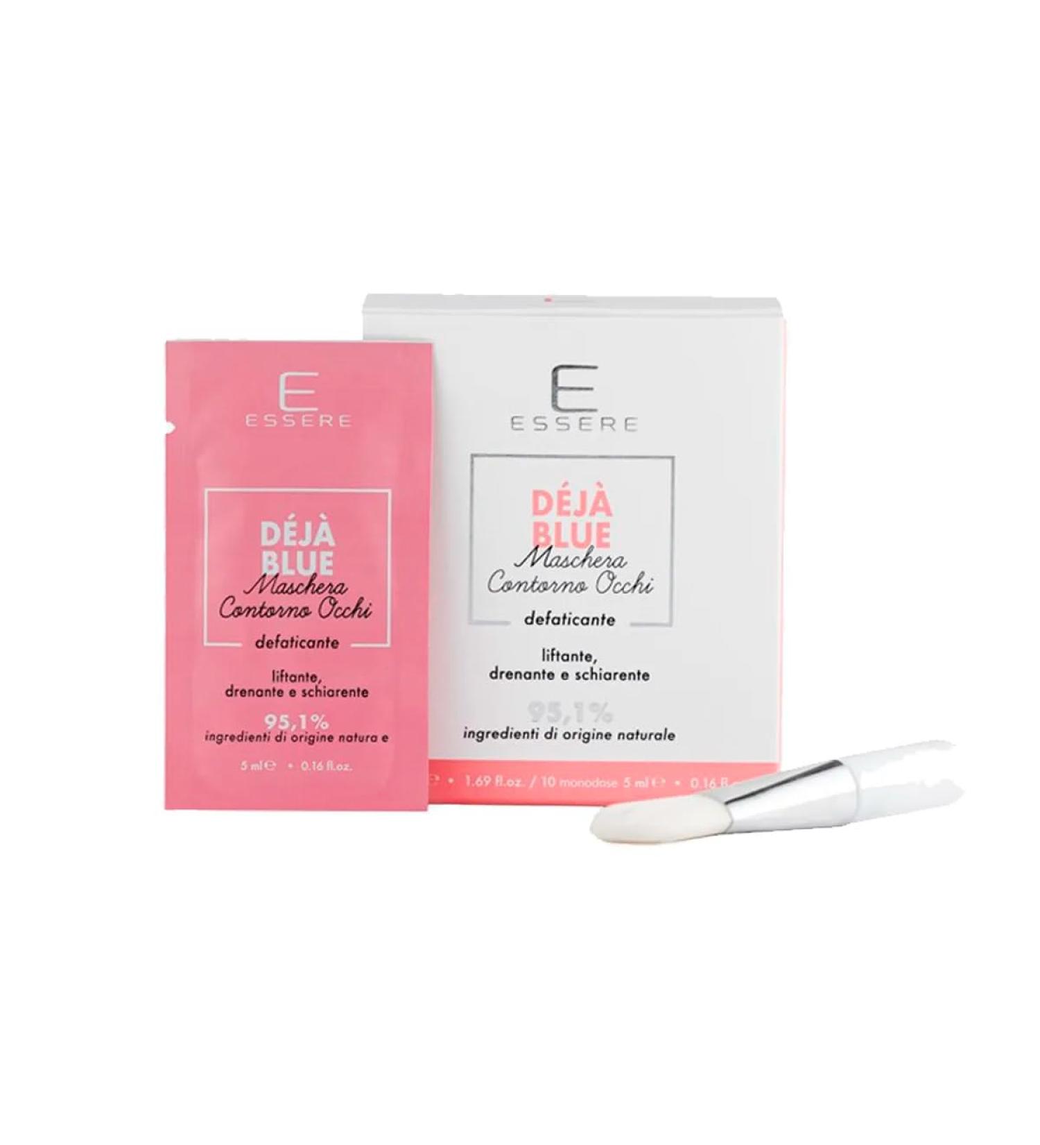 Bioart SRL Essere DeJa Blue Mask for the eyes against fatigue lifting drainage and whitening 50 ml