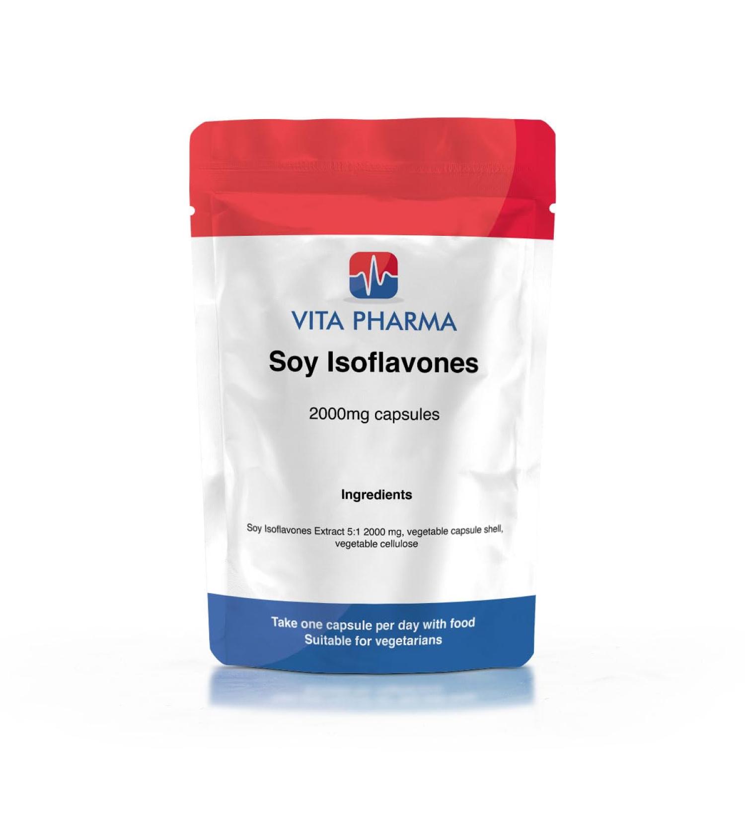 VITA PHARMA Soy Isoflavones 2000mg 30 Capsules