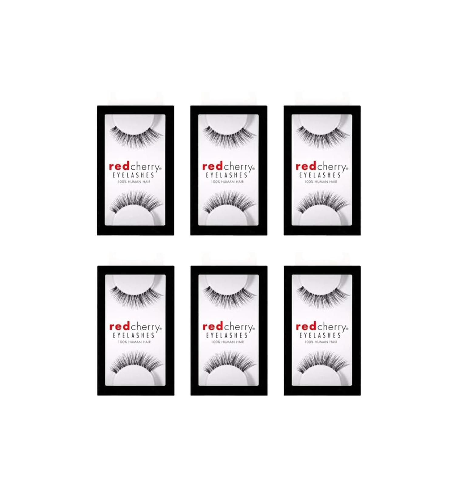 Buy Red Cherry False Eyelashes Nude Onyx (Pack of 6) - International Shipping Available - Buy Online on GoSupps.com
