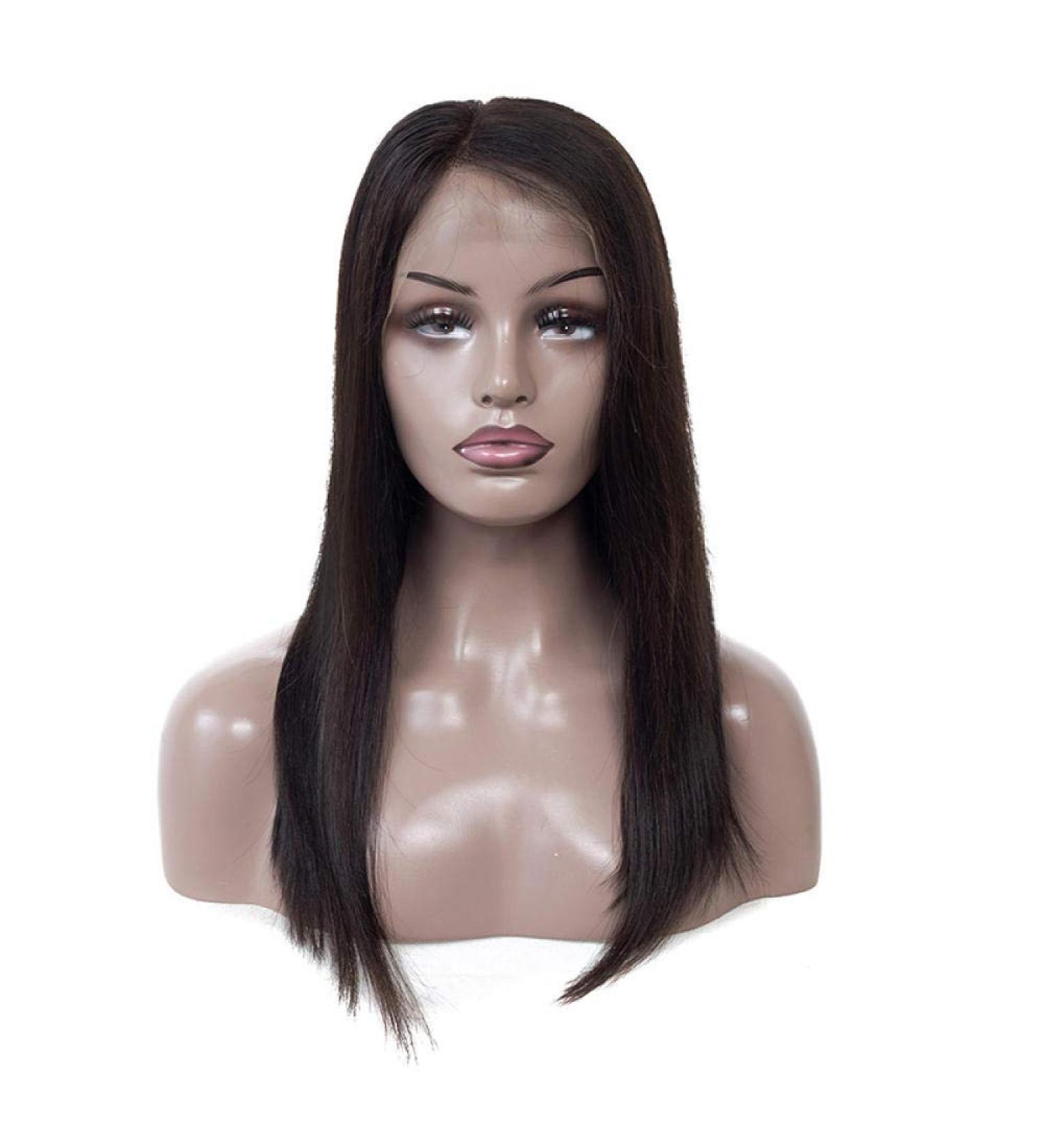 GJBXP Wave Wigs 4x13 Lace Front Wigs - Long Straight Black Wig (14 & 8 Inch) for International Shipping - Buy Online on GoSupps.com