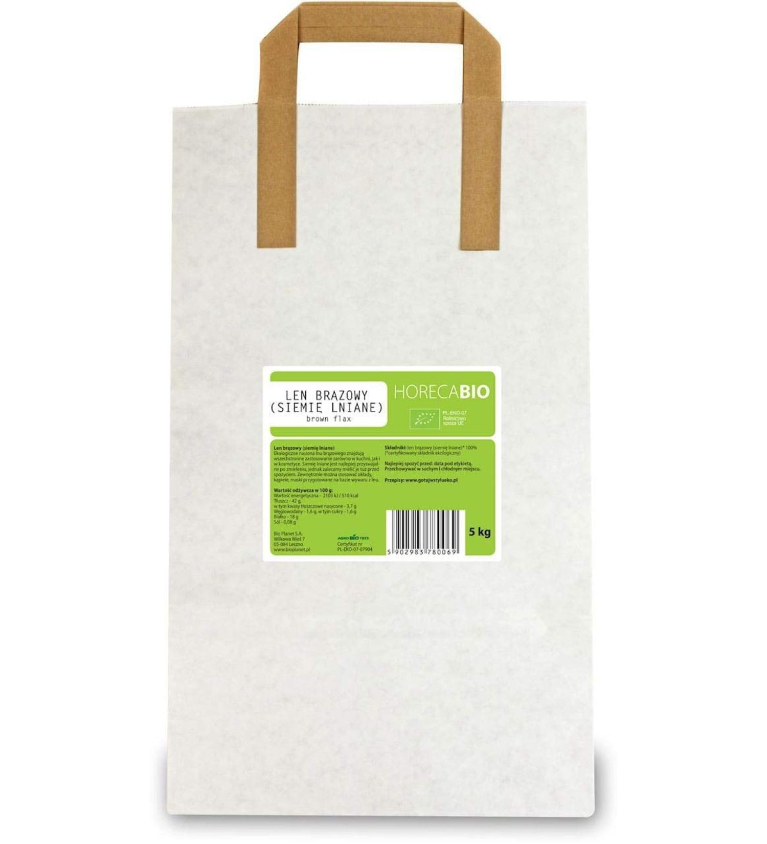Lin brun (graines de lin) BIO 5 kg - HORECA