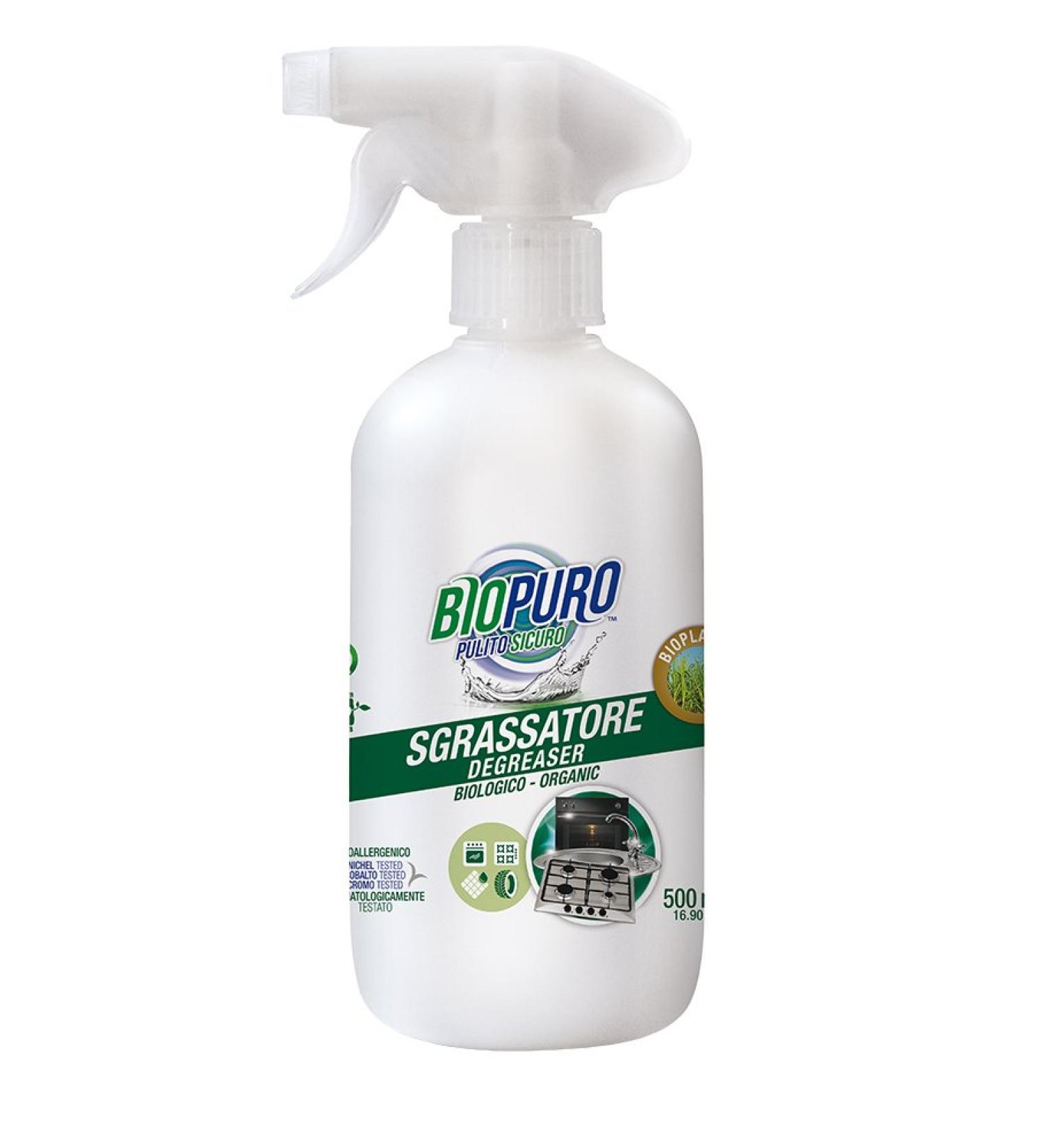 Biopuro Detergent Cleanliness Degreaser 500 ml Spray Ultra Effective Oven Eco Bio