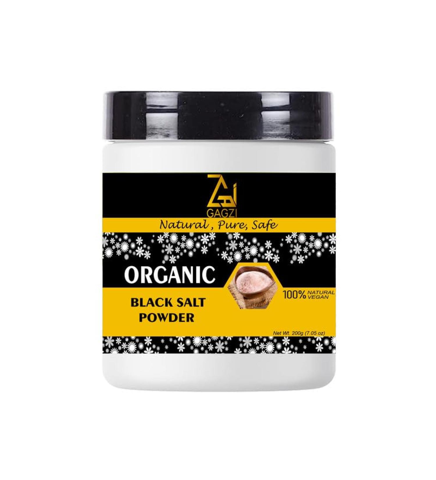 GAGZI All Natural Organic Spices Black Salt Powder 100 Gram (Packing May Be Vary) Pack Of 1 100 Gram 3.35 oz
