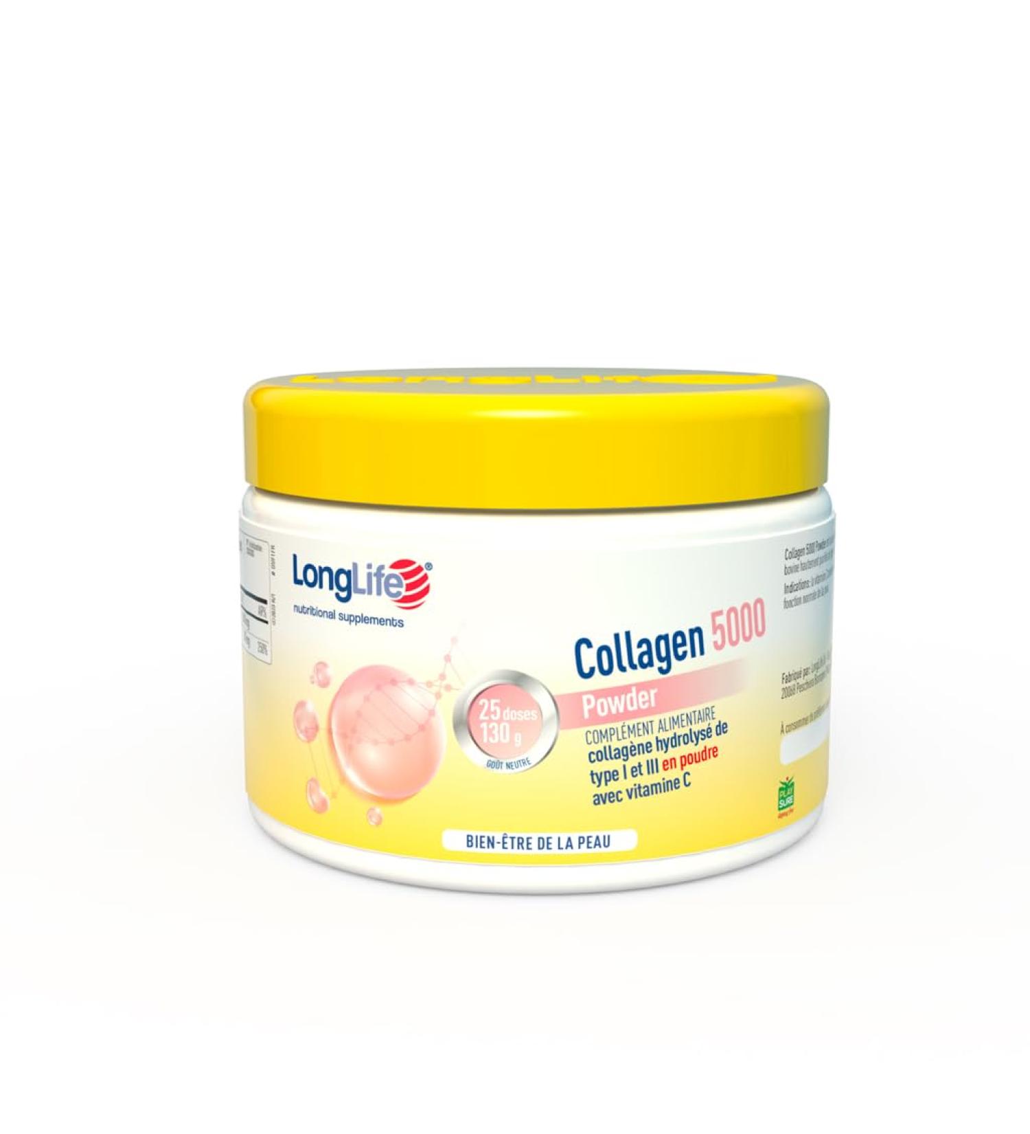 LongLife Collagen 5000 Powder - Buy Online on GoSupps.com