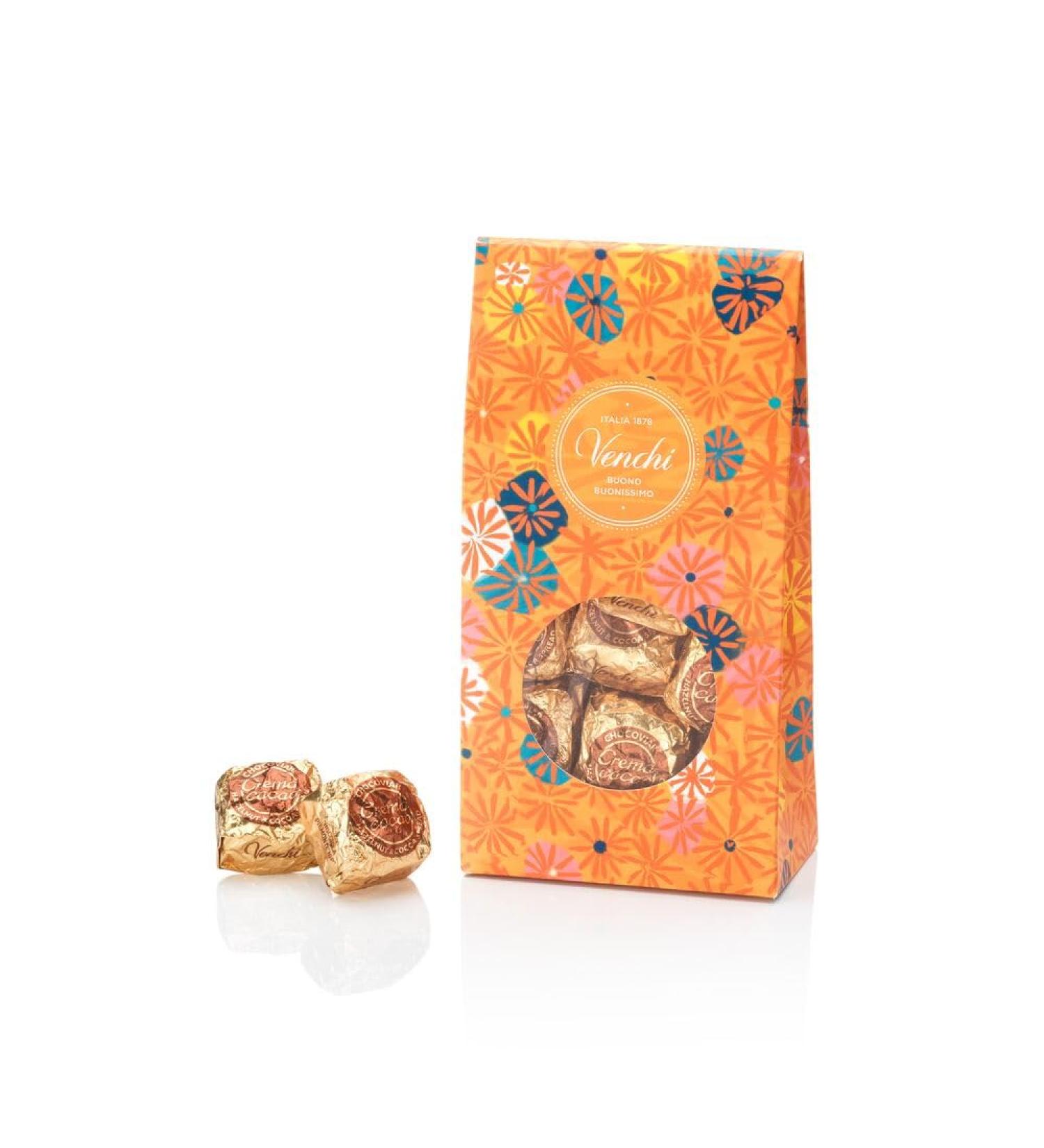 Venchi - Collection Murrine - Coffret Cadeau avec Chocolats Chocoviars Cr me Cacao 300 g - Fourrage P te Tartiner - Id e Cadeau - Sans Gluten