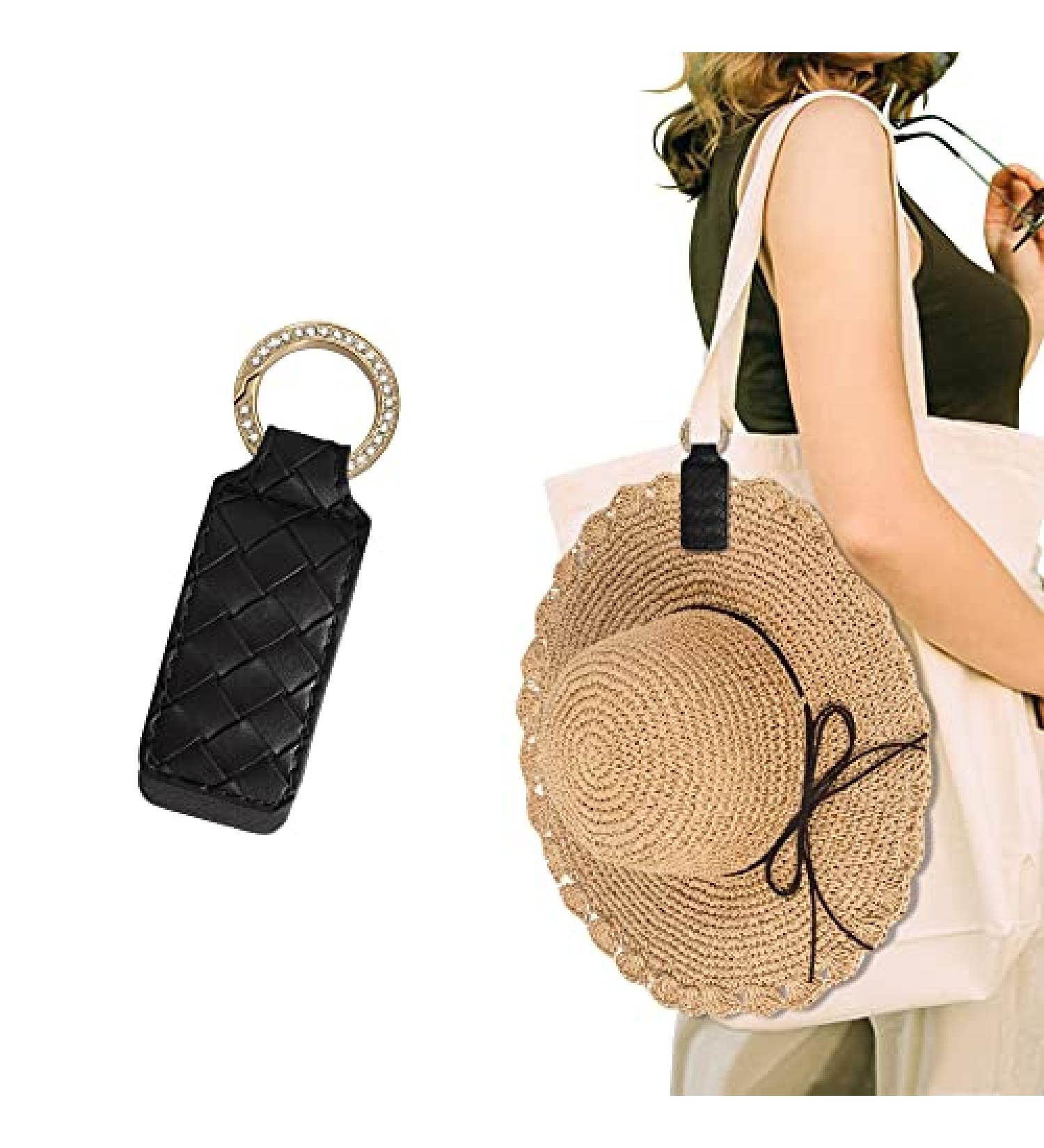 JYG Hat Clip for Traveling Handbag Backpack PU Elastic Cap Holder Outdoor Travel Accessory Hat Companion Black-16533 - Buy Online on GoSupps.com