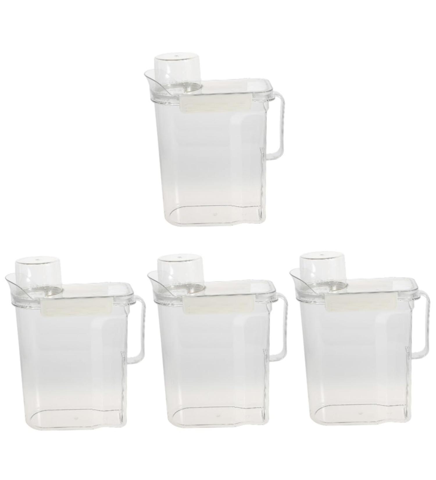 PLAFOPE 4pcs Laundry Storage Box Laundry Beads Dispenser Laundry Bucket Liquid Transparent Plastic - Buy Online on GoSupps.com