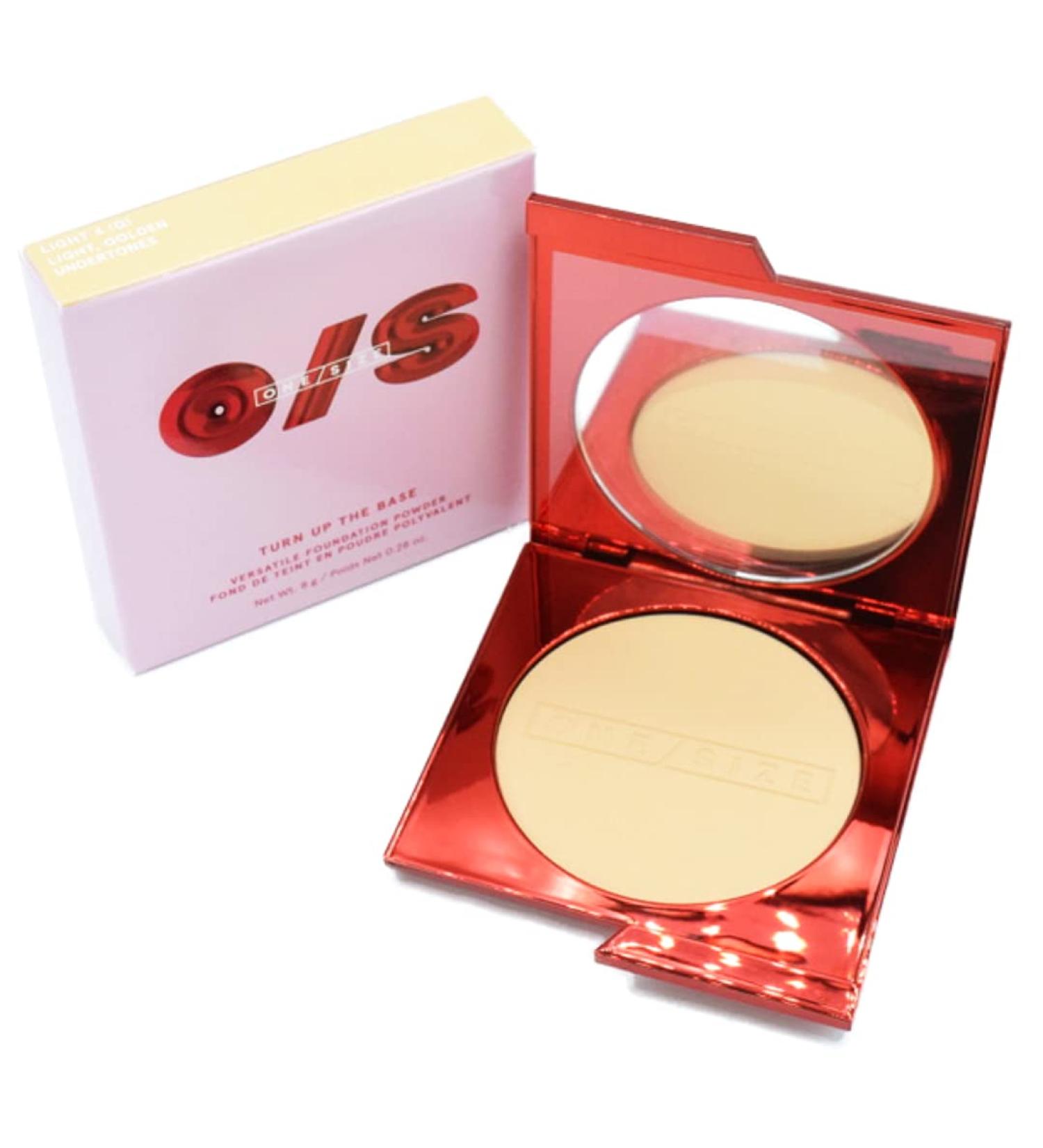 Patrick Starrr Turn Up The Base Powder Foundation - Light 4 (G) Golden Undertones | Medium-to-Full Coverage Soft Matte Finish | 0.28 oz (Pack of 1) - Buy Online on GoSupps.com