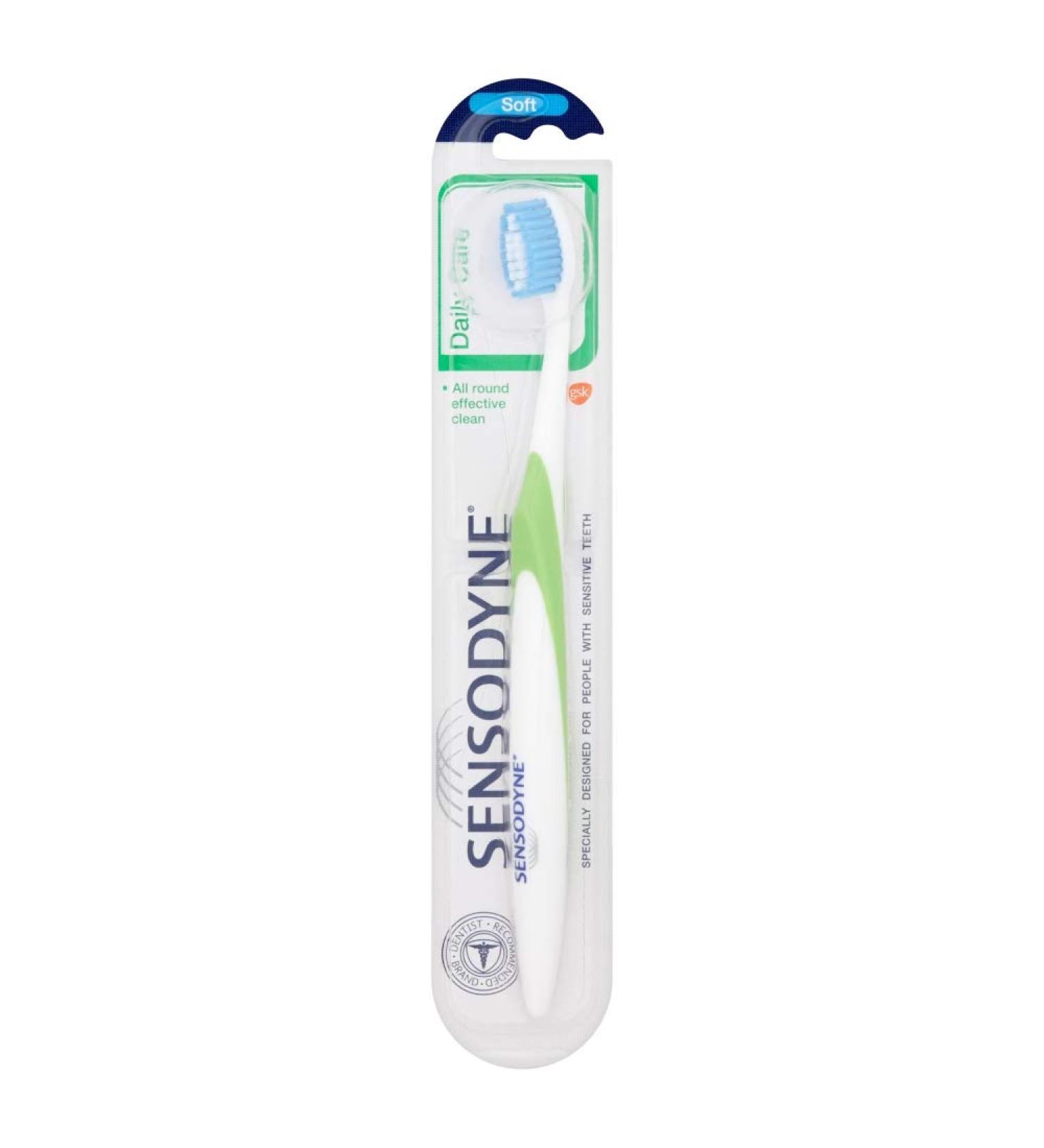 Sensodyne Daily Care Soft Bristle Toothbrush - Gentle Oral Care for Sensitive Teeth | International Shipping Available - Buy Online on GoSupps.com