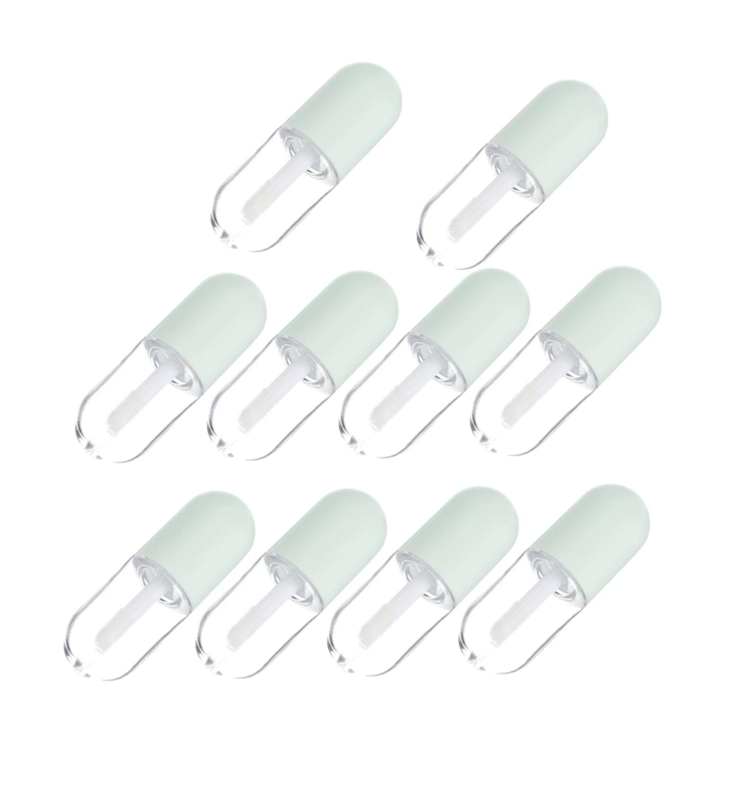 Ipetboom 10 pi ces Tubes Gloss R utilisables Petits Contenants Transparents pour Tubes de Distribution Mignonette pour Fabrication de Gloss Essence Portable - Buy Online on GoSupps.com