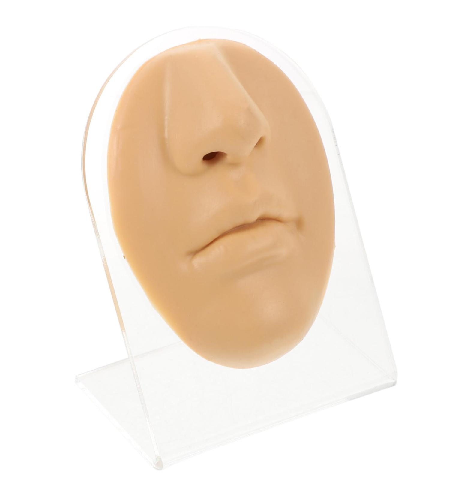 1 Set Nose Mouth Model for Piercing Practice - Fake Face Simulation for Nose and Facial Piercing Training - Buy Online on GoSupps.com