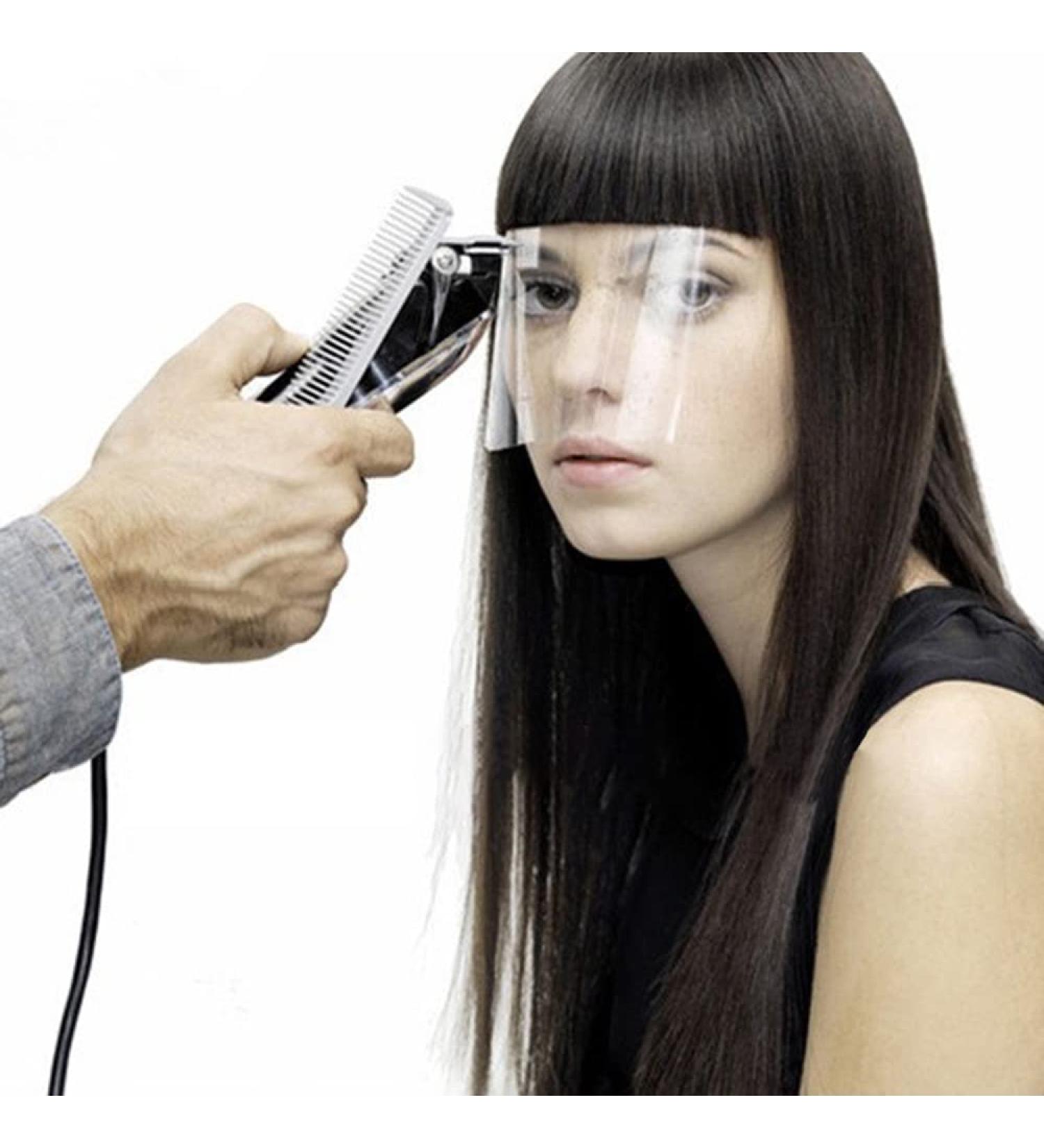 Hairspray Shield Mask | Makeup Protector for Haircuts | Barber & Salon Face Protection - Buy Online on GoSupps.com