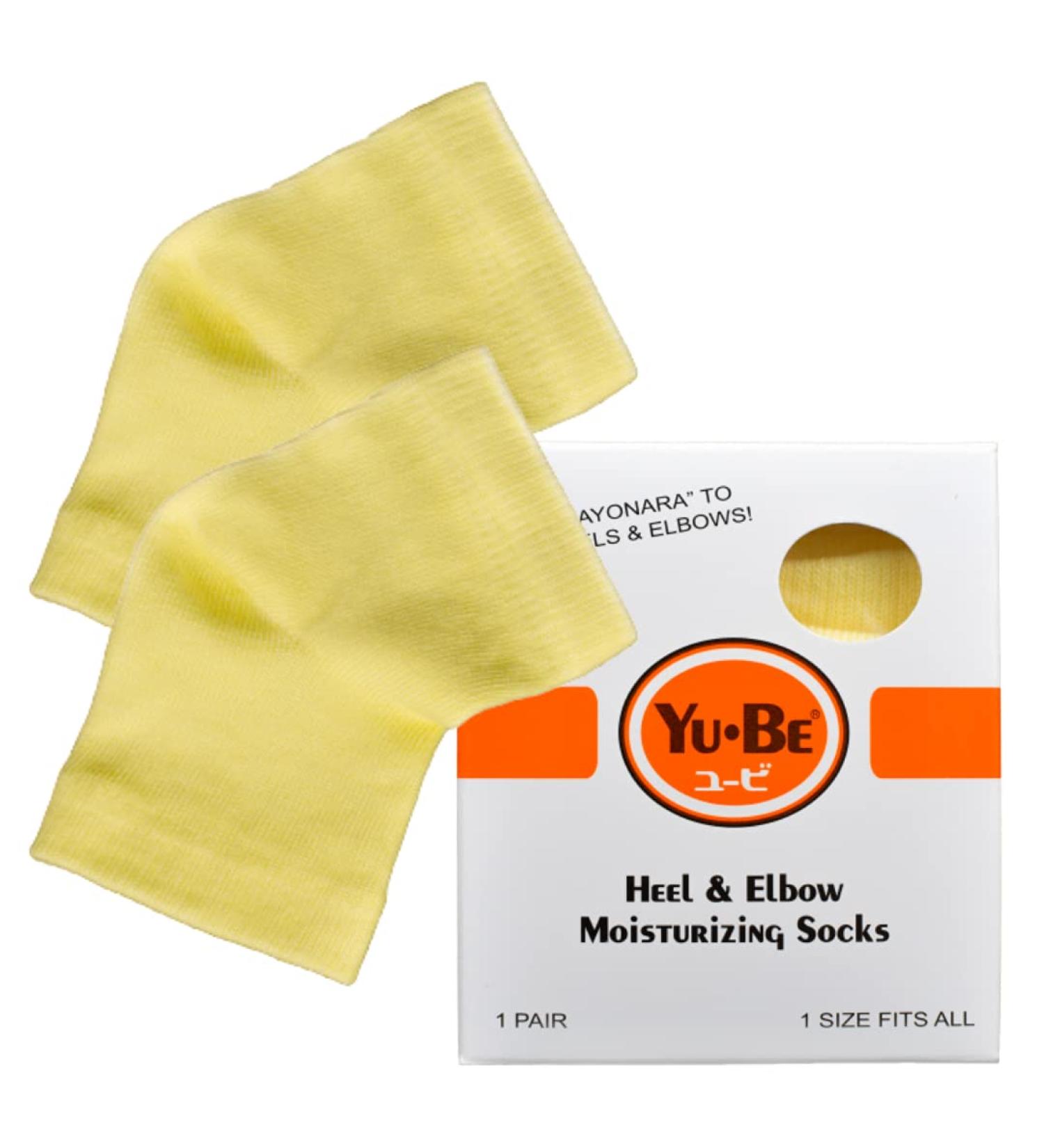Yu Be Heel & Elbow Moisturizing Socks - 1 Pair - Buy Online on GoSupps.com
