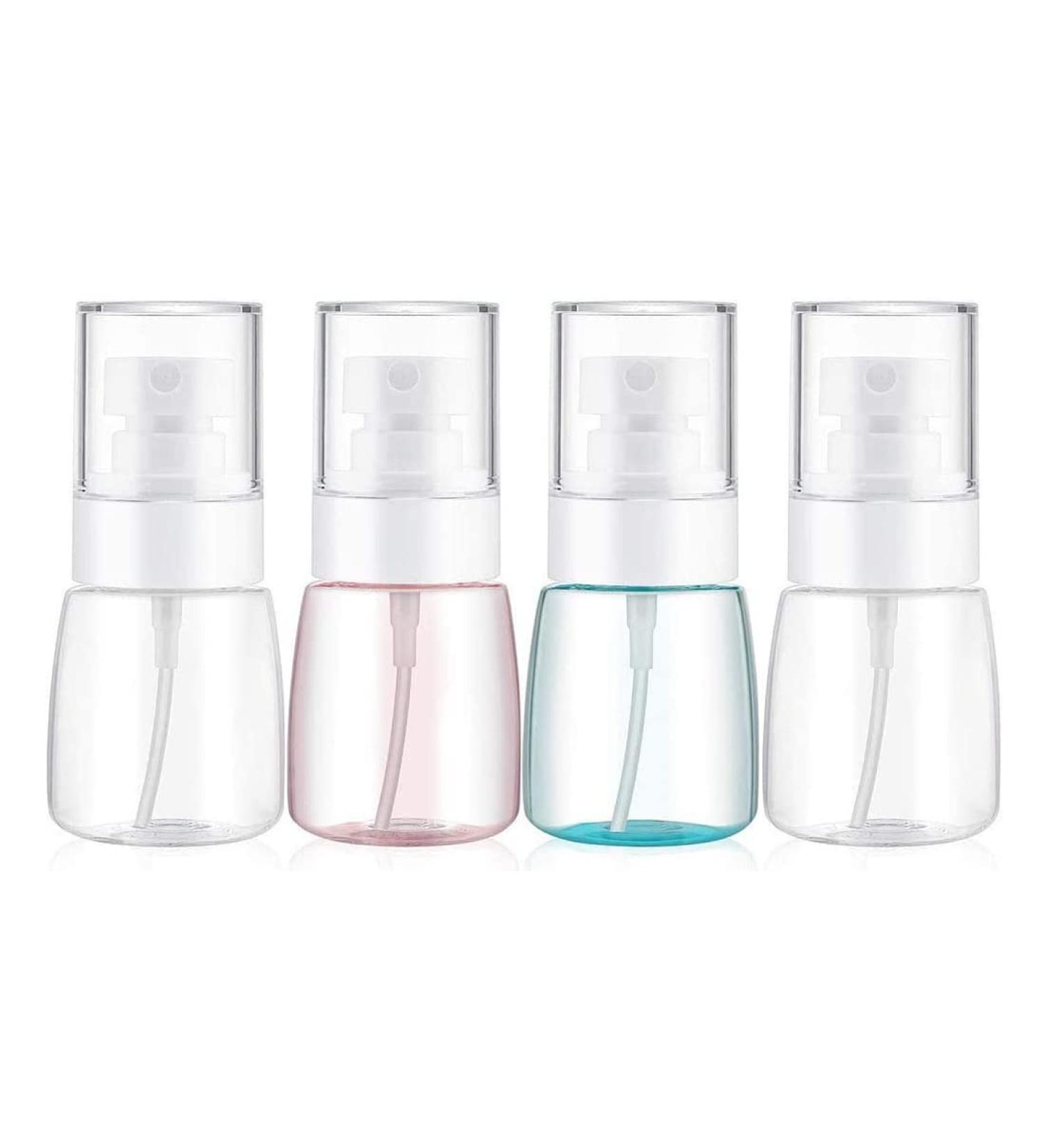 Fine Mist Spray Water Bottles - 1oz Clear Stylist Sprayers (4PCS) - Buy Online on GoSupps.com