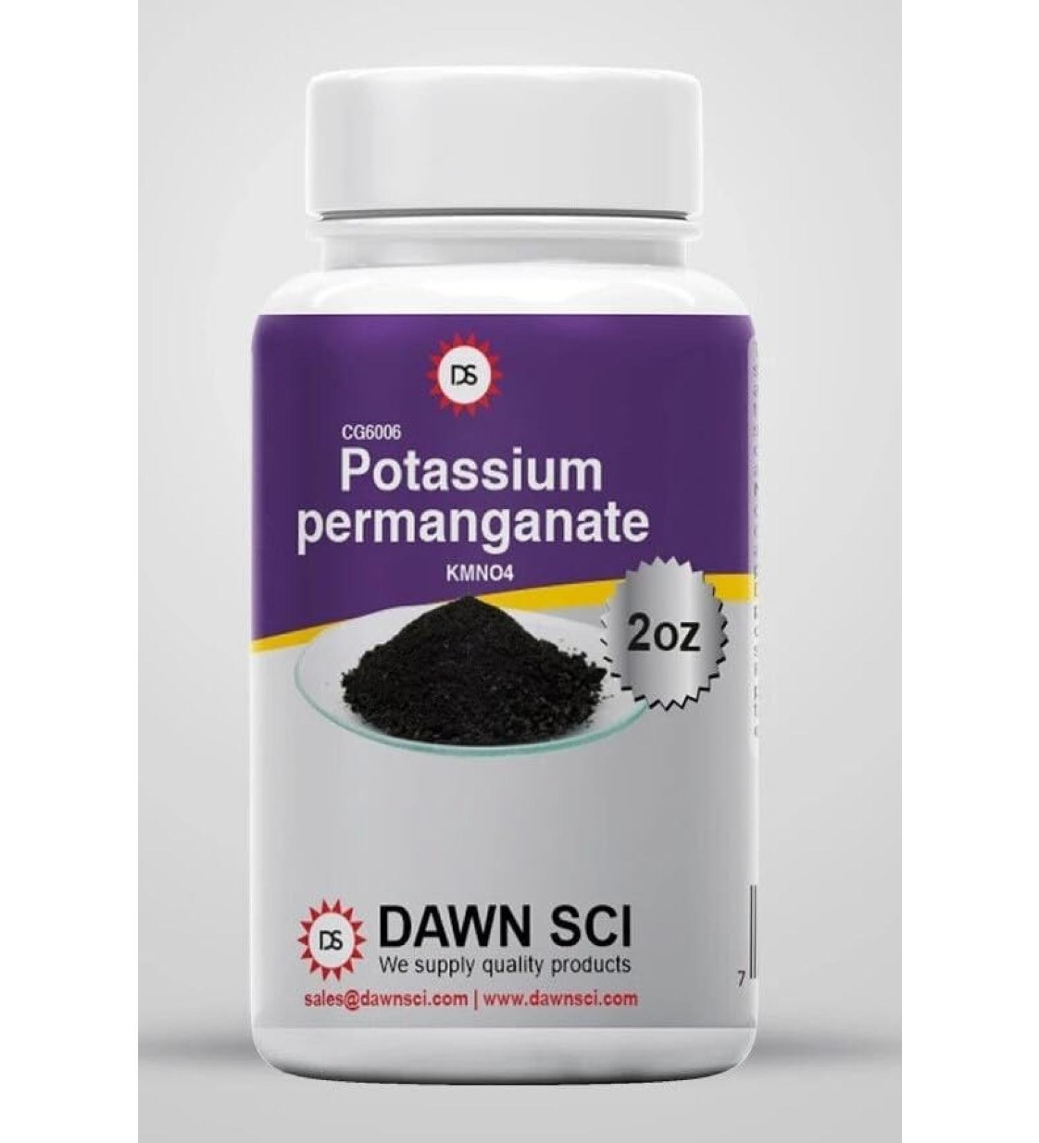 2 oz Potassium Permanganate Regent Grade Powder - Free Flowing | Fast Shipping - Buy Online on GoSupps.com
