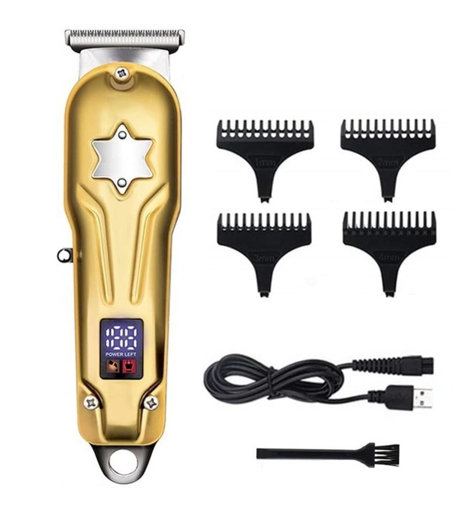 Hair Clippers for Men Professional LCD Display Electric Hair Trimmer for Men Hair Trimming Cutter Hair Clipper Barber Shop Hair Cutting Tool (Color : Gold) - Buy Online on GoSupps.com