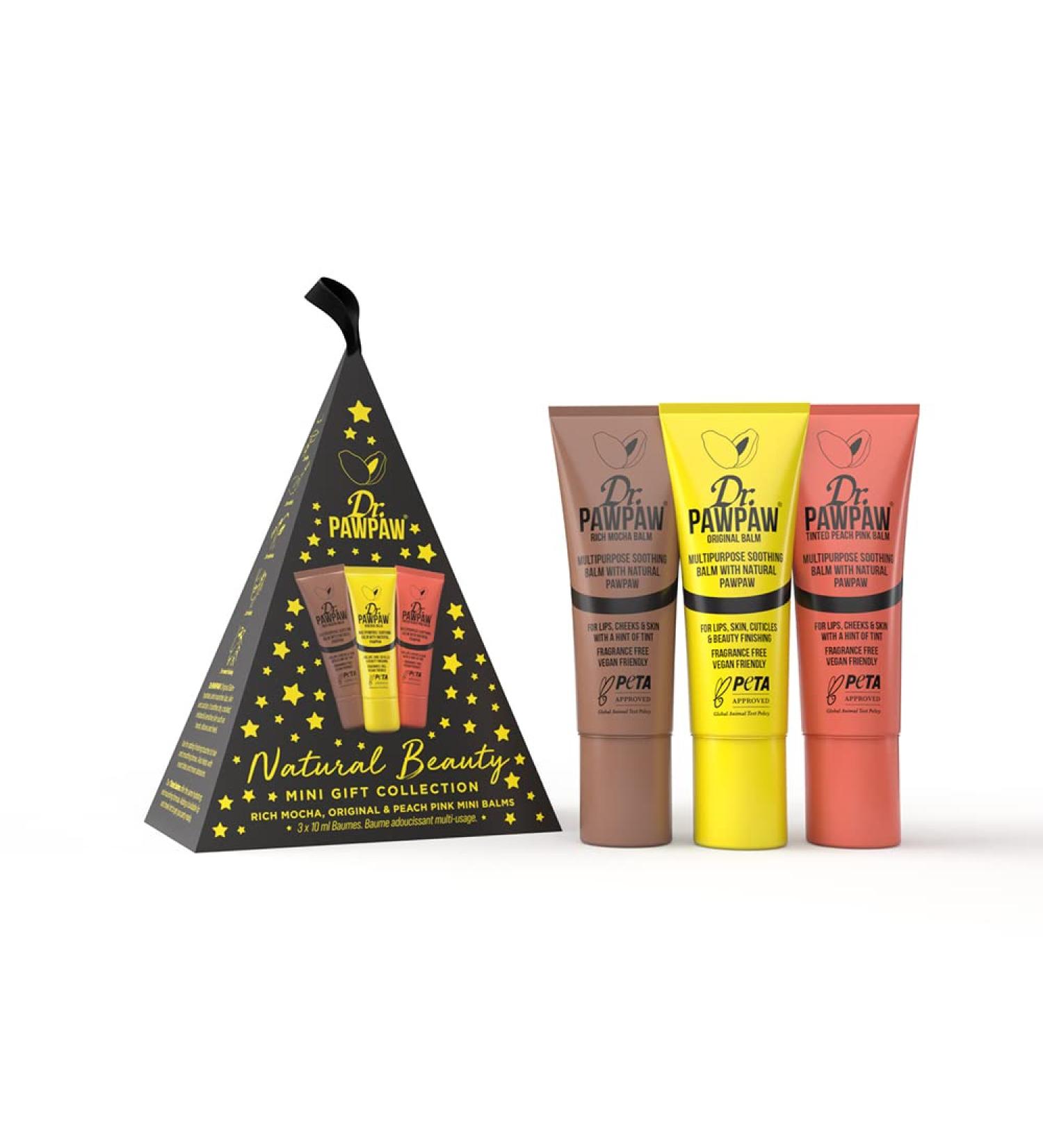 Dr.PAWPAW Natural Beauty Mini Gift Collection - Original Rich Mocha & Peach Pink Set | International Shipping - Buy Online on GoSupps.com