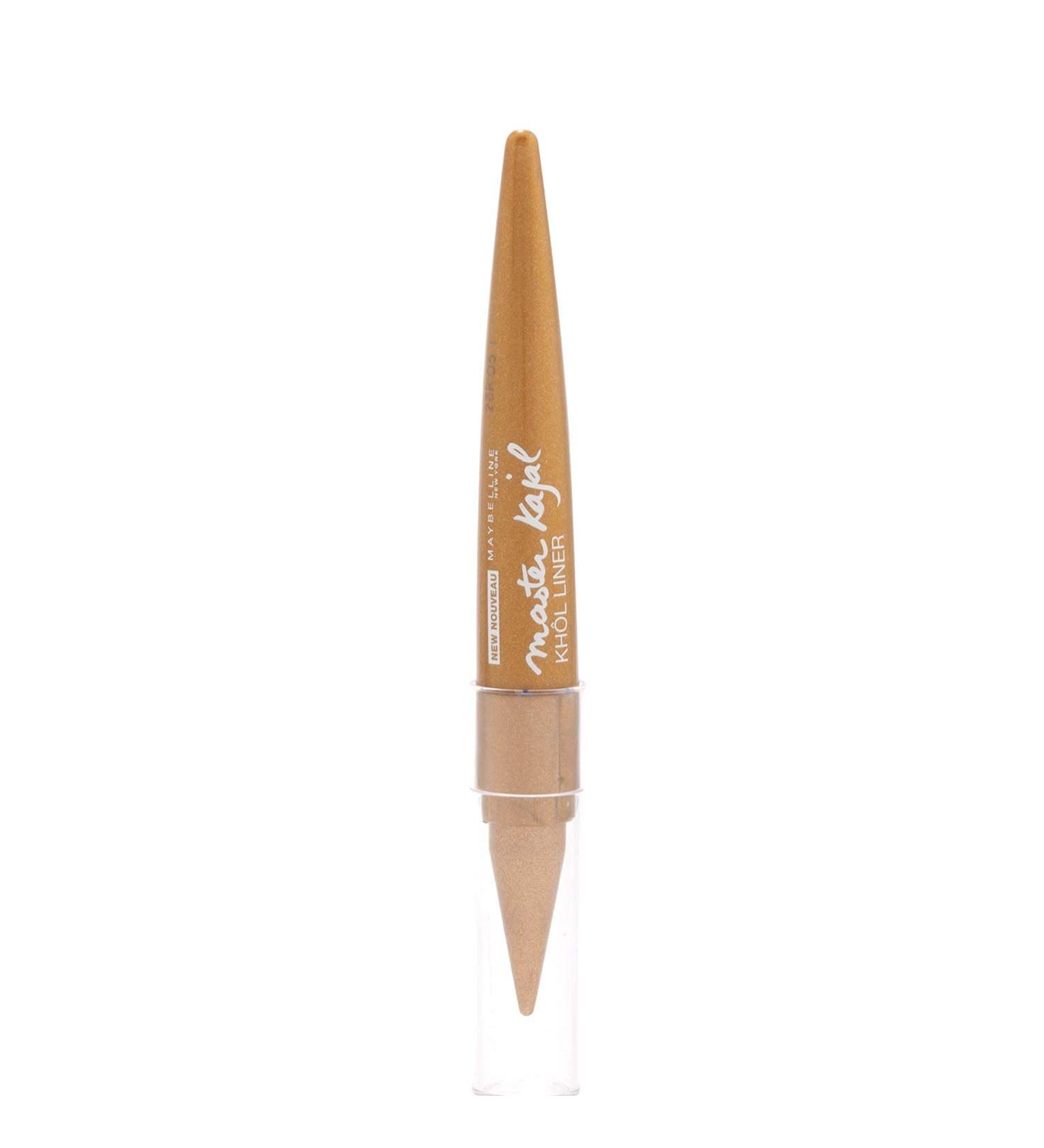 Maybelline Master Kajal EyeLiner Oriental Gold 13g - Pack of 1 - Buy Online on GoSupps.com