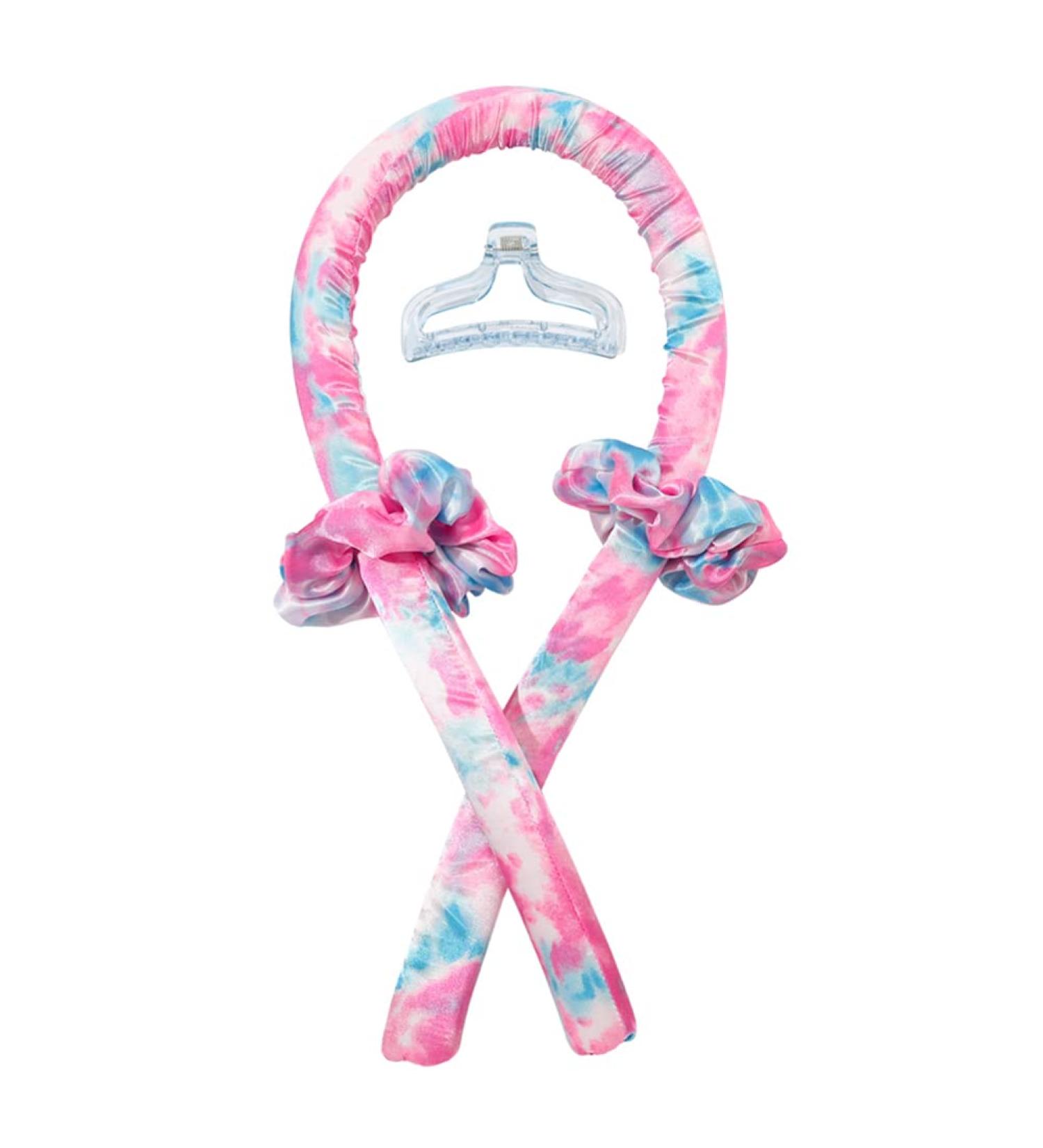 Heatless Curling Rod Headband - No Heat Silk Ribbon Hair Rollers for Soft Waves & Curls | Overnight DIY Styling Tool - Buy Online on GoSupps.com