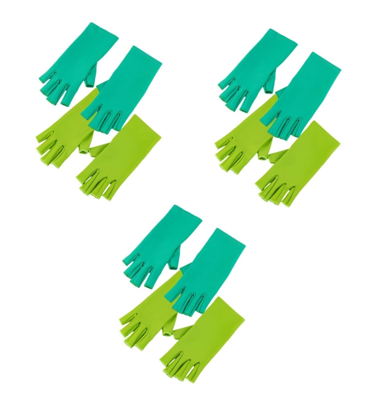minkissy 6 Pairs Mitts Para U as Denim Ribbon Elastic Sewing Gloves Quilling Tool Gloves for Hand Sewing Joint Relief Typing Gloves Sewing Hand Covers Spandex Hand Guard Work Fingerless - Buy Online on GoSupps.com