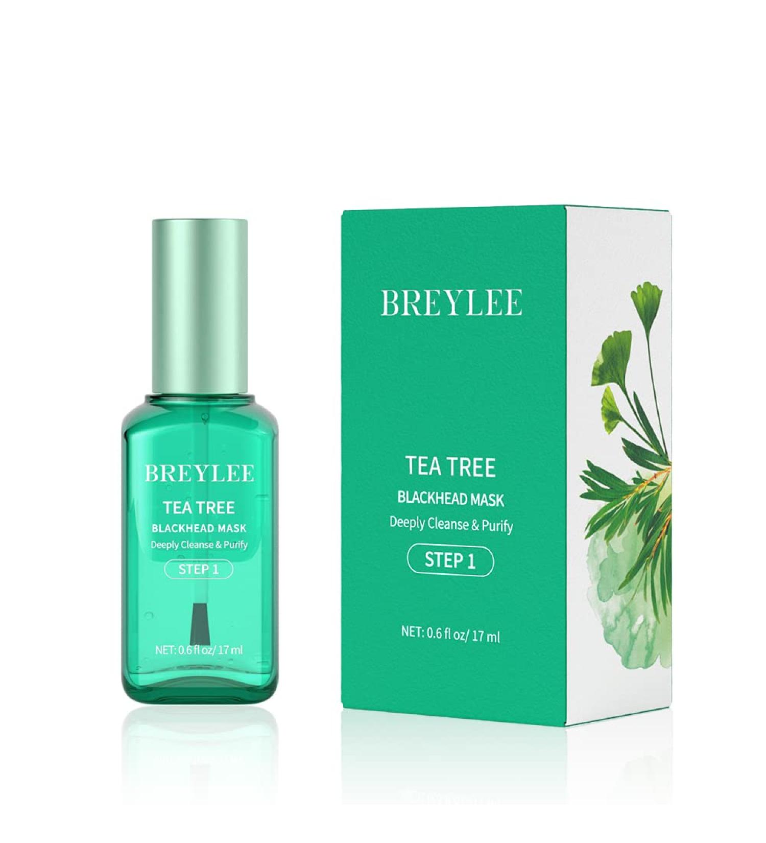 Breylee Blackhead Mask with Tea Tree Oil for Deep Cleansing - 100 Pcs Strip Paper Included - Buy Online on GoSupps.com