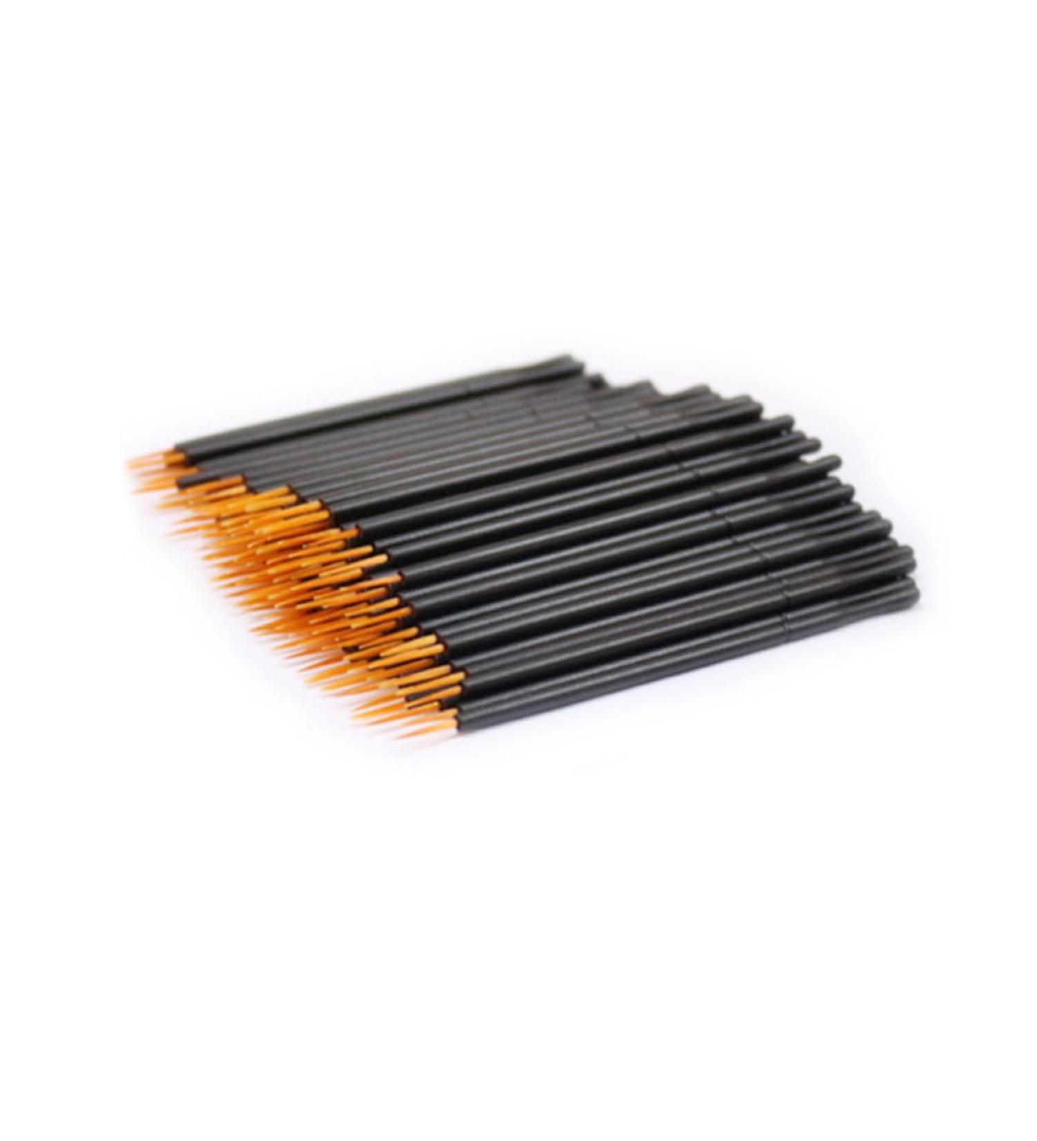 Beavorty 50pcs White Eyeliner Gel Eyeliner Pot White Eye Makeup Tools Wand Eyes Thin Angle 10X0.5cm Orange - Buy Online on GoSupps.com
