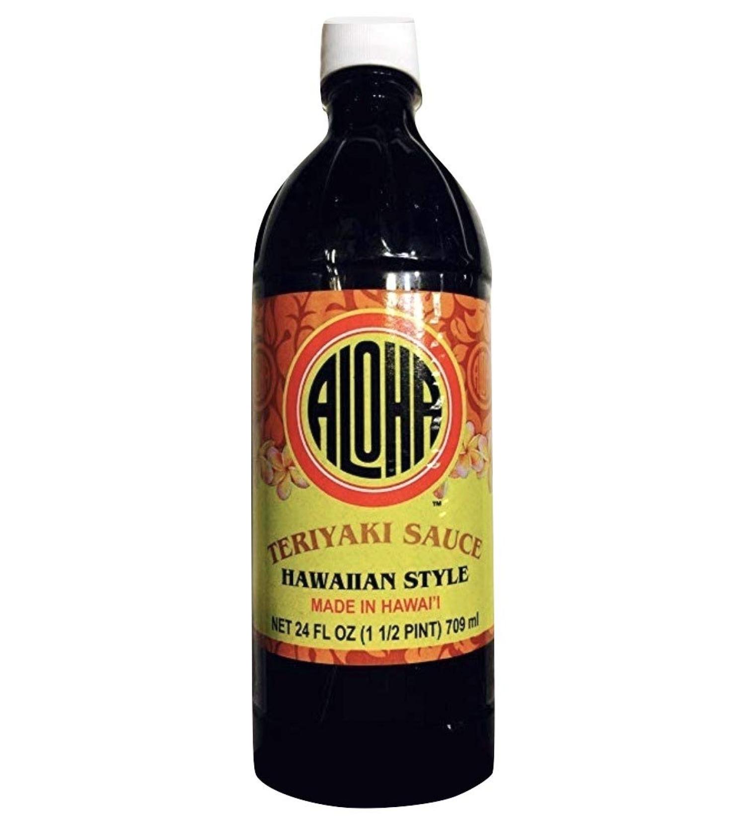 Aloha Teriyaki Sauce Hawaiian Style 24 oz. bottle 24 Fl Oz (Pack of 1)